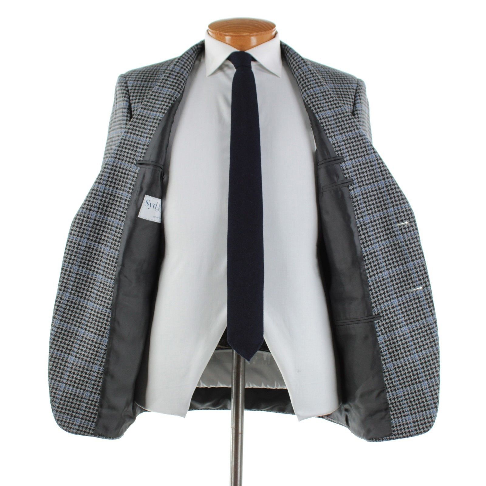 Samuelsohn Samuelsohn Sport Coat Size 40 Regular US in Black Size 40R - 6 Thumbnail
