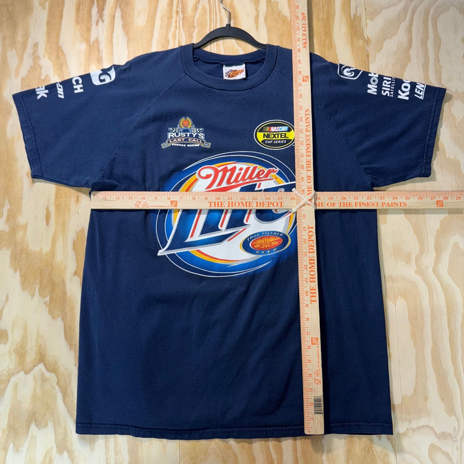 Winners Circle Vintage Y2K winners Circle 1990s NASCAR miller lite t-shirt Size US XL / EU 56 / 4 - 4 Thumbnail