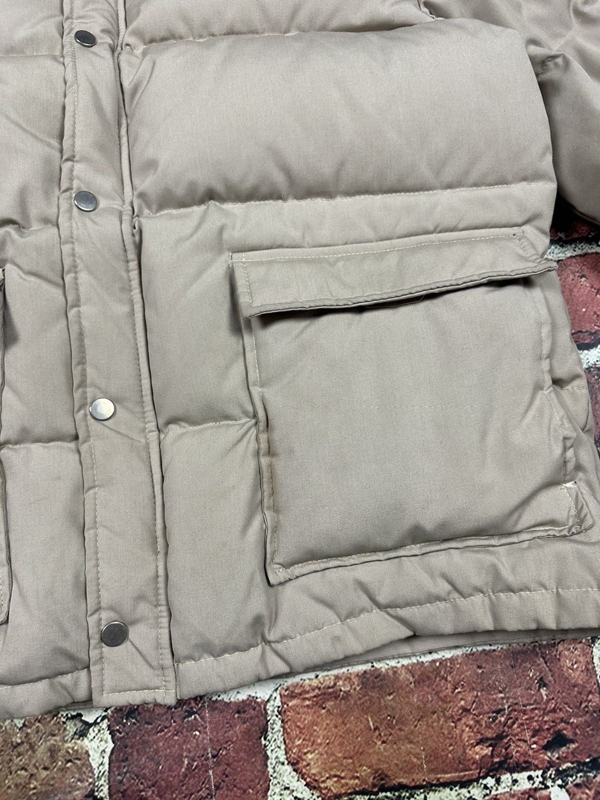 Vintage Vintage Montgomery Ward Down Puffer Jacket Coat 70s Feathers Size US L / EU 52-54 / 3 - 10 Thumbnail