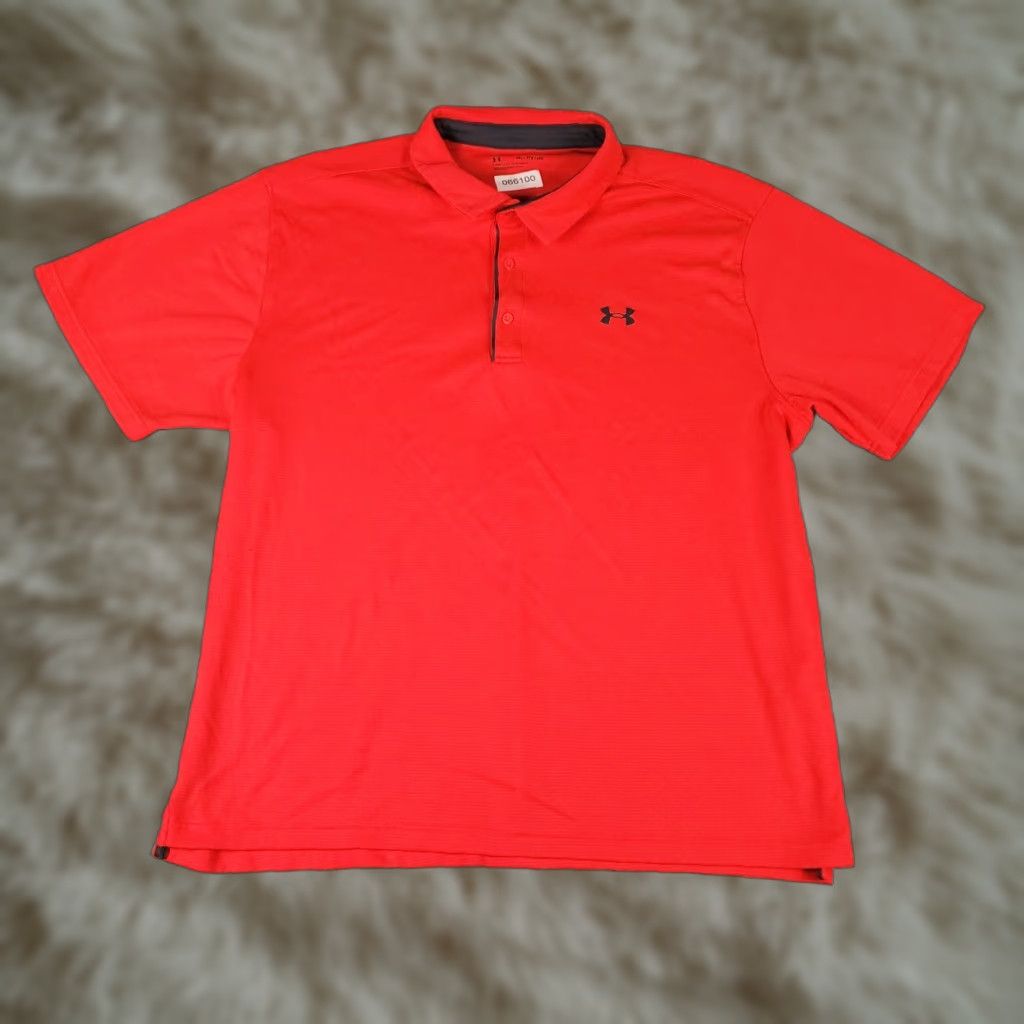 Under Armour Under Armour Polo Shirt Mens 3XL Red Golf Casual Short Sleeve Polo Shirt Mens 3XL Red Golf Casual Short Sleeve Size US XXL / EU 58 / 5 - 1 Thumbnail