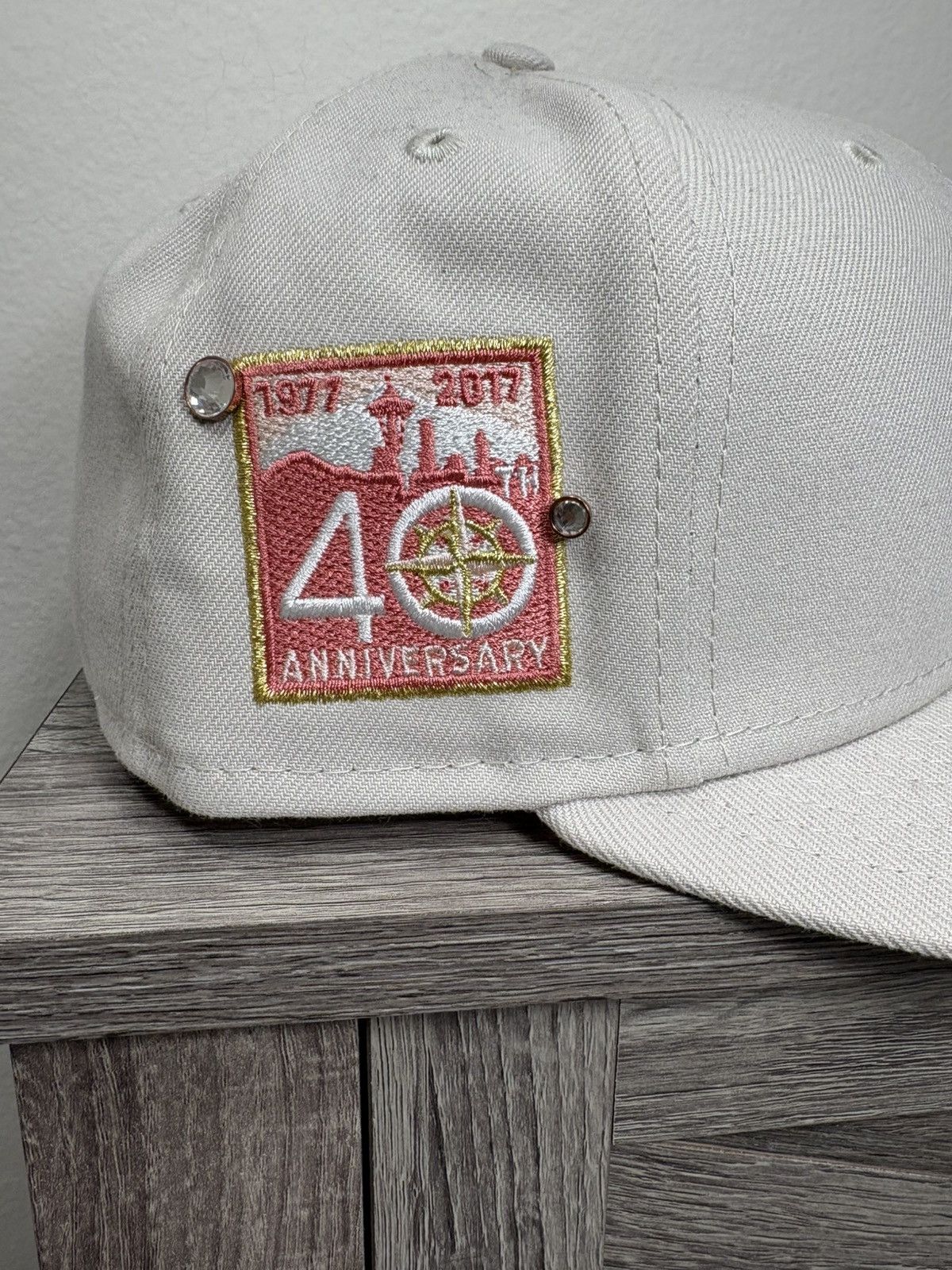 New Era 7 3/8 Seattle Mariners Hat Club Rose Gold Size ONE SIZE - 3 Thumbnail