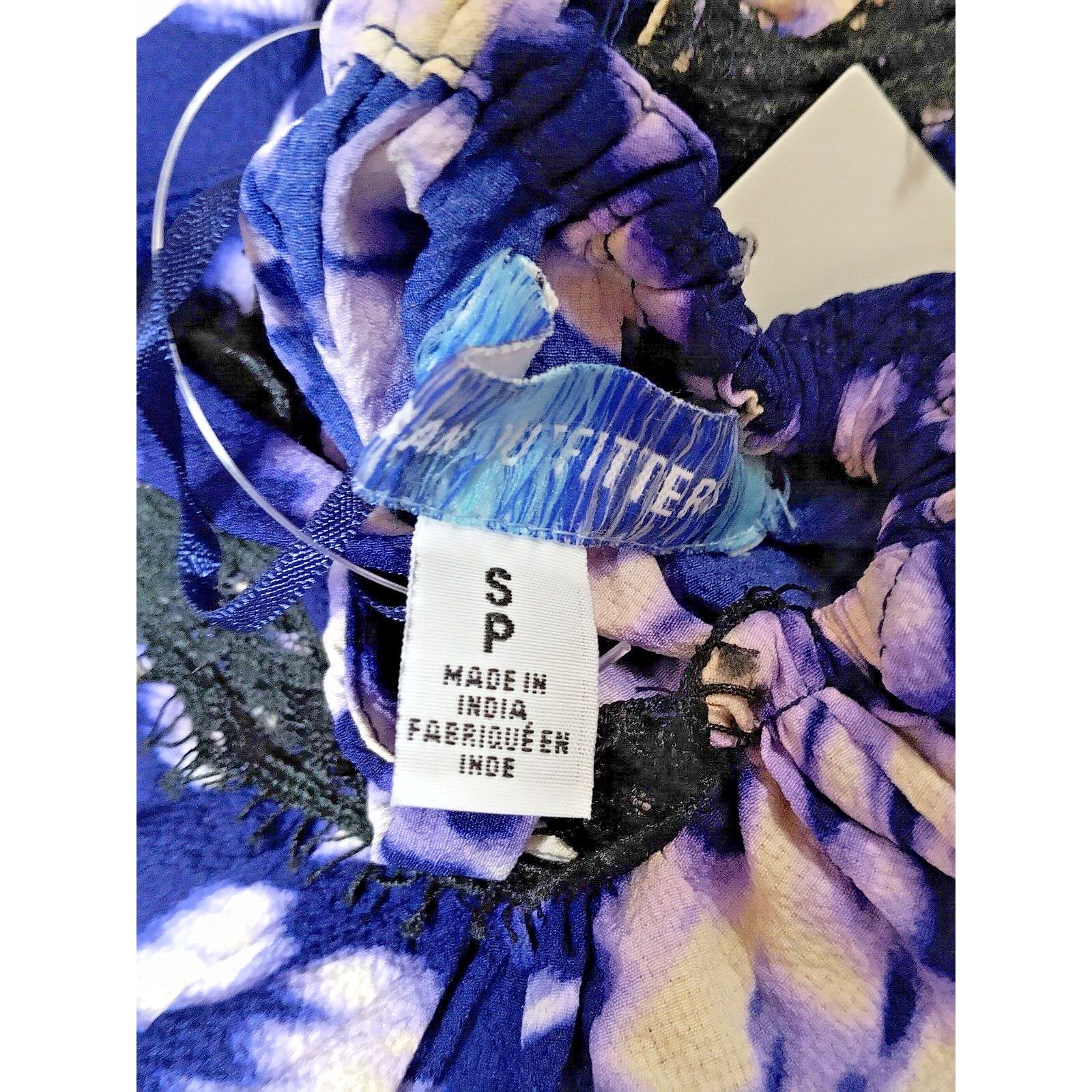 Urban Outfitters Urban Outfitters SP Mini Purple White Motif Floral Lace Trim Size S / US 4 / IT 40 - 11 Thumbnail