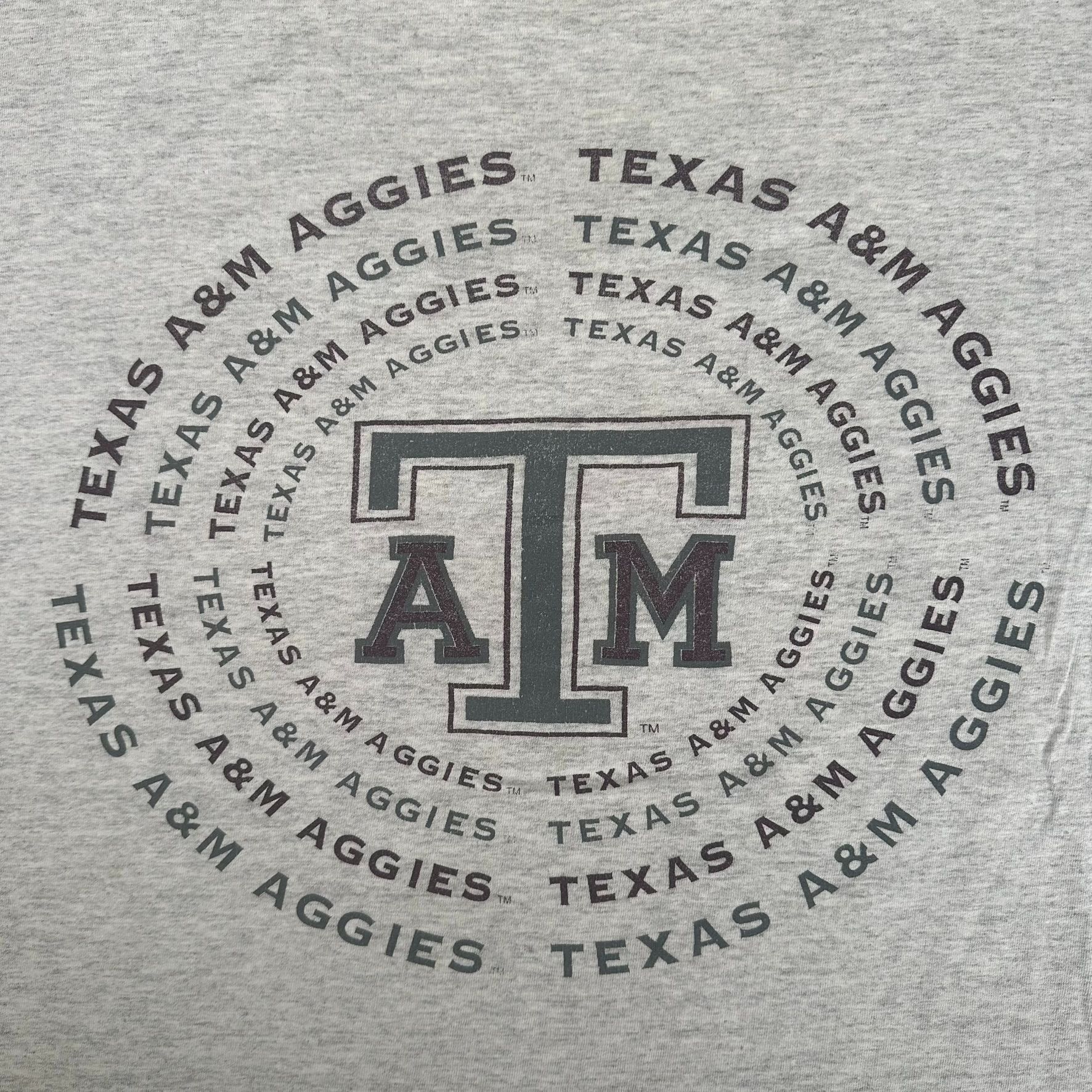 Jansport Vintage 90s Texas A&M Aggies T-Shirt Gray NCAA College Unive Size US XL / EU 56 / 4 - 2 Thumbnail
