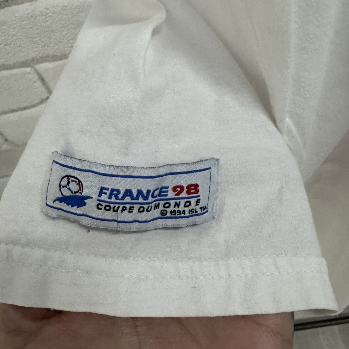 Vintage FIFA France 98 World Cup Tee Size US M / EU 48-50 / 2 - 5 Thumbnail