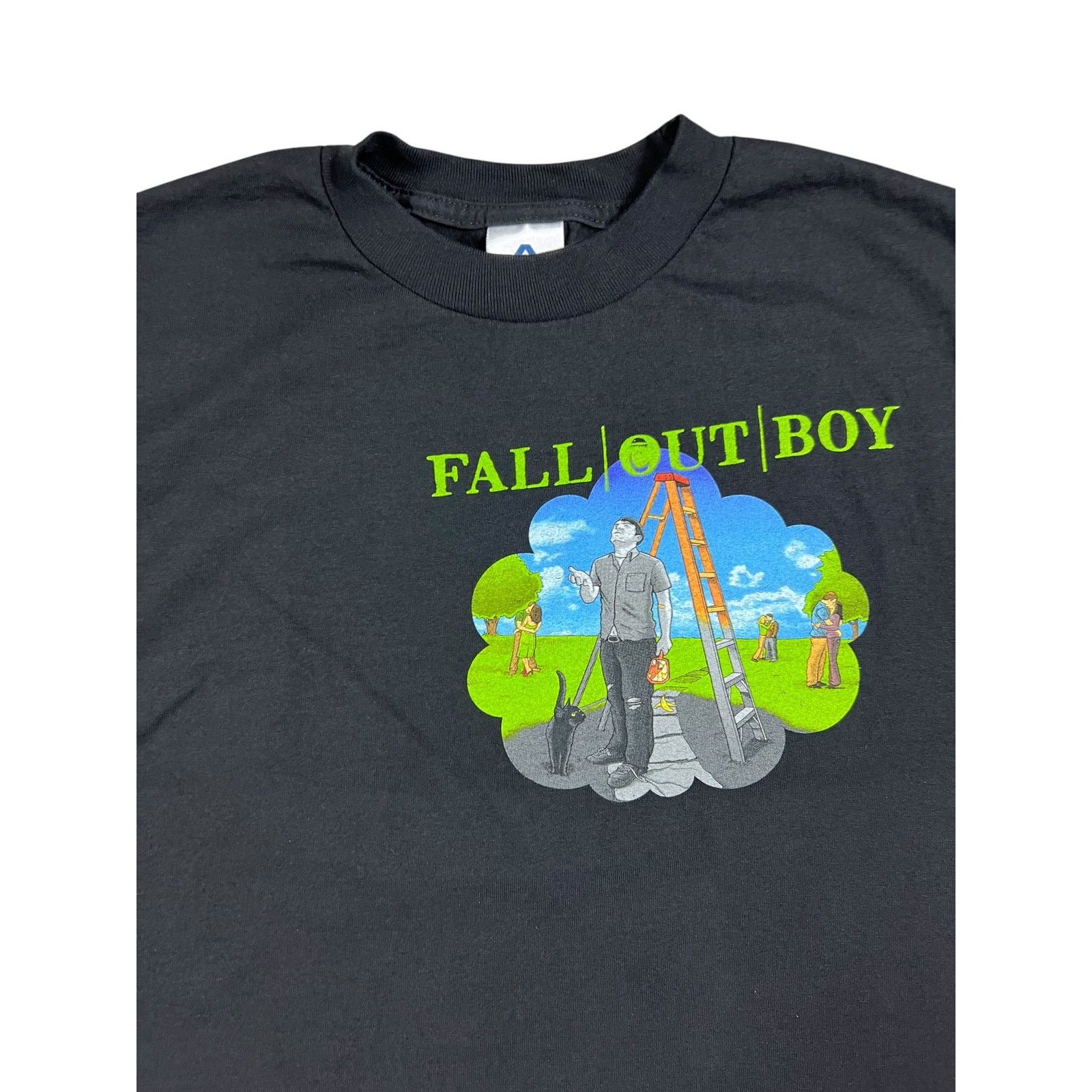 Band Tees × Vintage Y2K Fall Out Boy Black Clouds & Underage Tour band tee Size US M / EU 48-50 / 2 - 2 Thumbnail