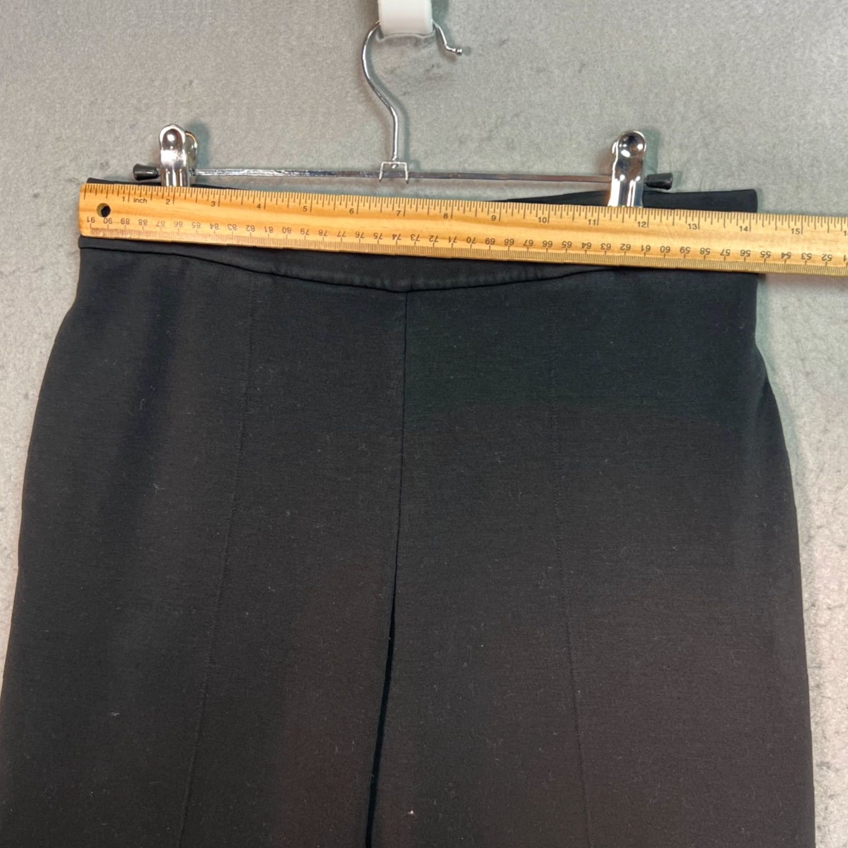 Uniqlo Uniqlo Pants Womens Size Large Black Straight-Leg Stretch Size 36" / US 14 / IT 50 - 5 Thumbnail