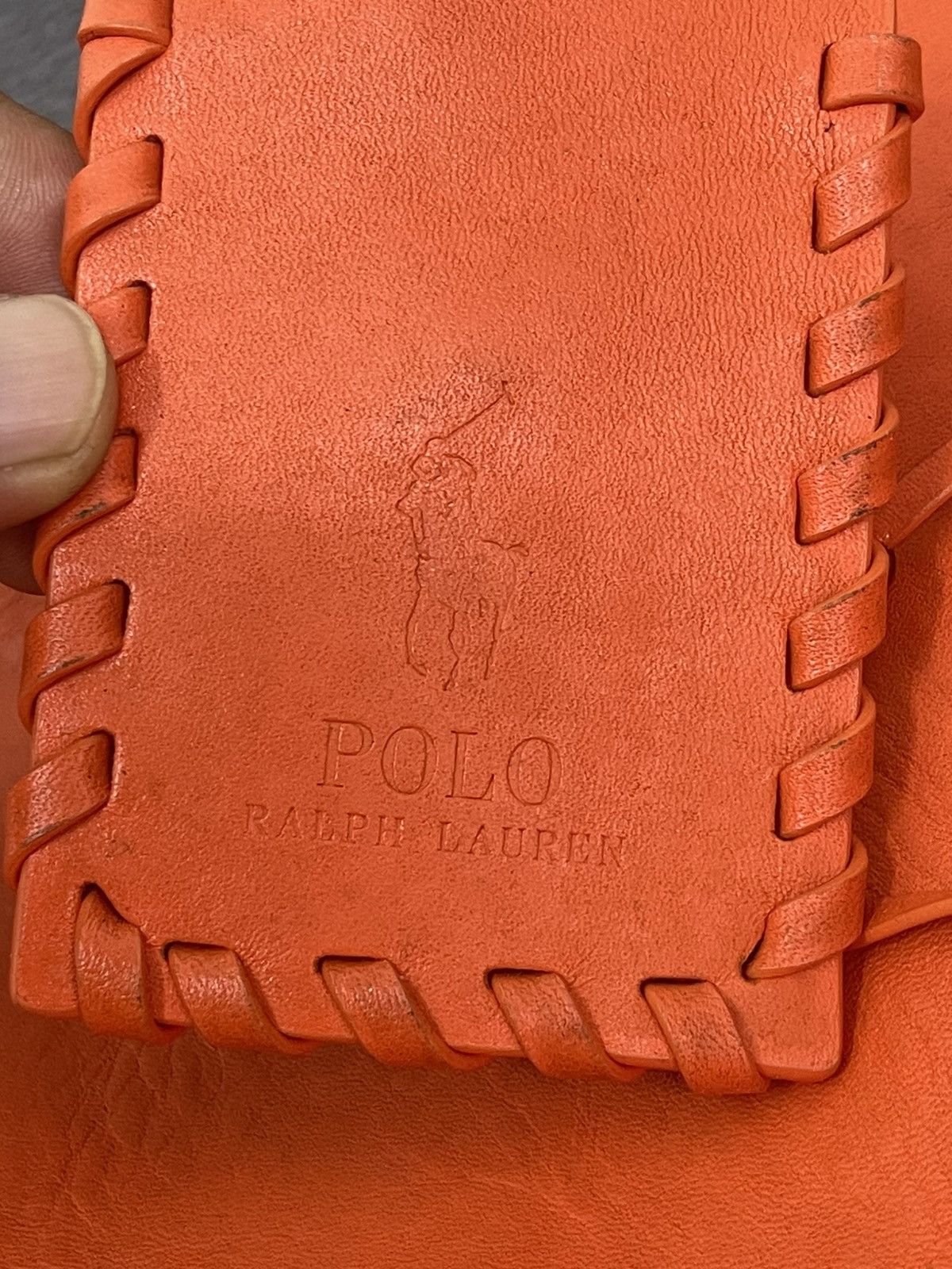 Genuine Leather Full Leather Polo Ralph Lauren Tote Shoulder Bag 2🟩1 Size ONE SIZE - 22 Thumbnail