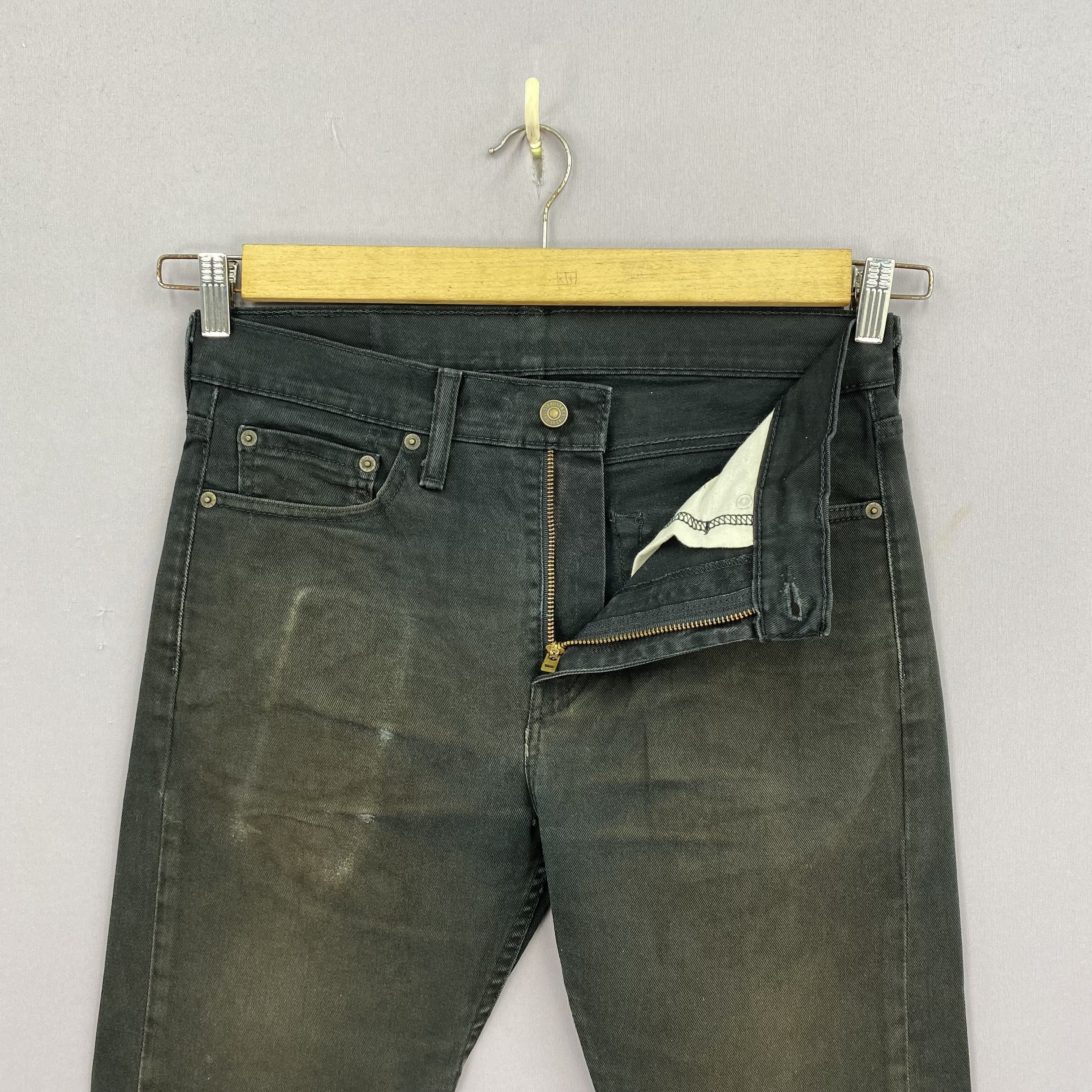 Levi's Vintage Levis Black Jeans Ash Grey Skinny Denim BS47152 Size US 32 / EU 48 - 5 Thumbnail