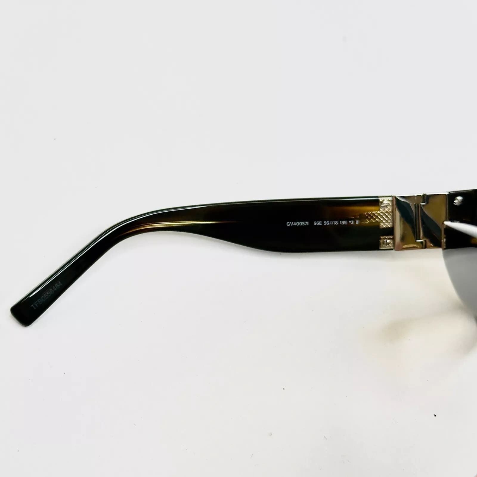 Givenchy GIVENCHY GV 4G Hinge 40057 Brown Yellow GV40057I Sunglasses Size ONE SIZE - 3 Thumbnail