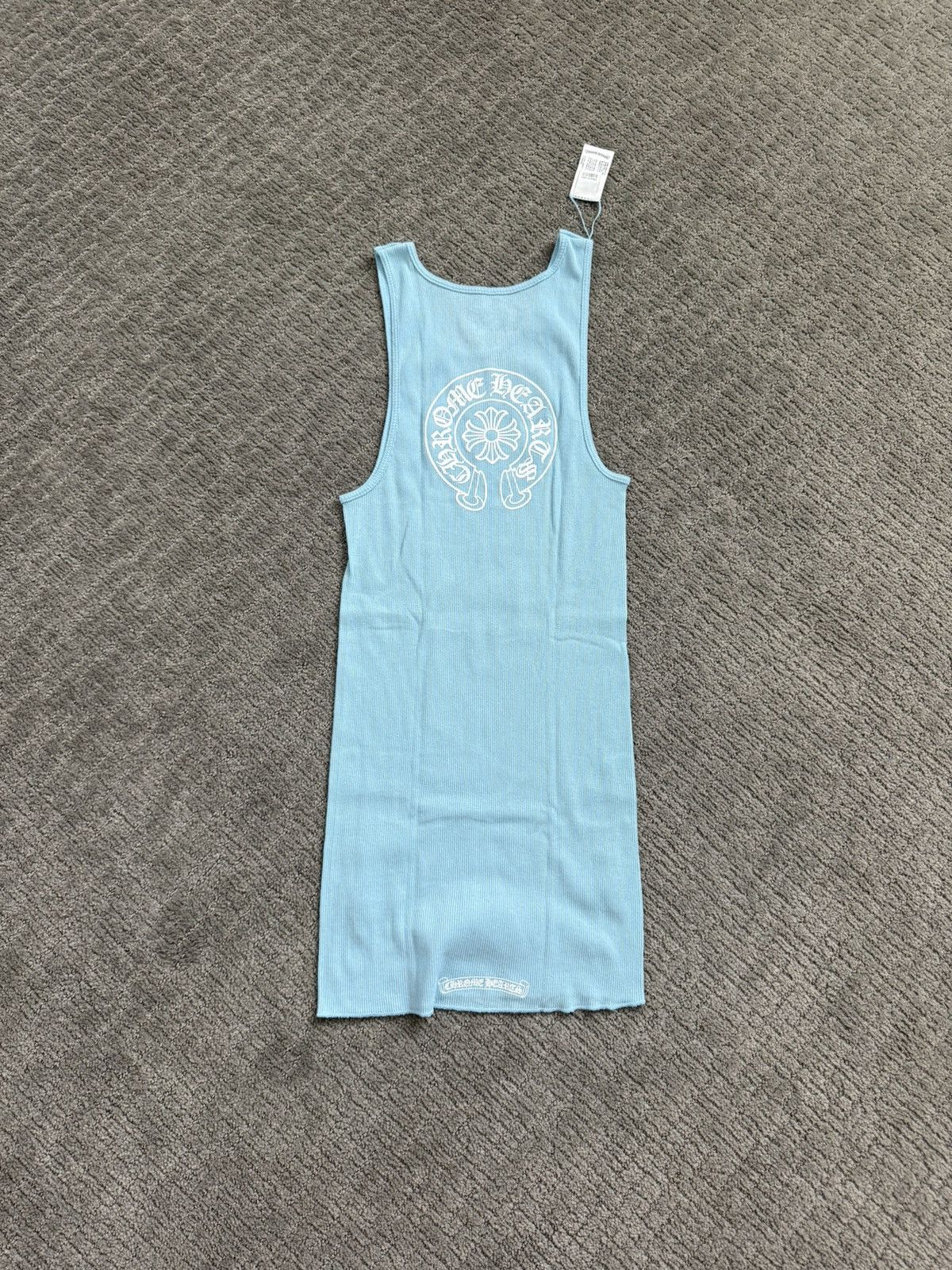 Chrome Hearts HORSESHOE LOGO TANK TOP LIGHT BLUE Size US L / EU 52-54 / 3 - 1 Thumbnail
