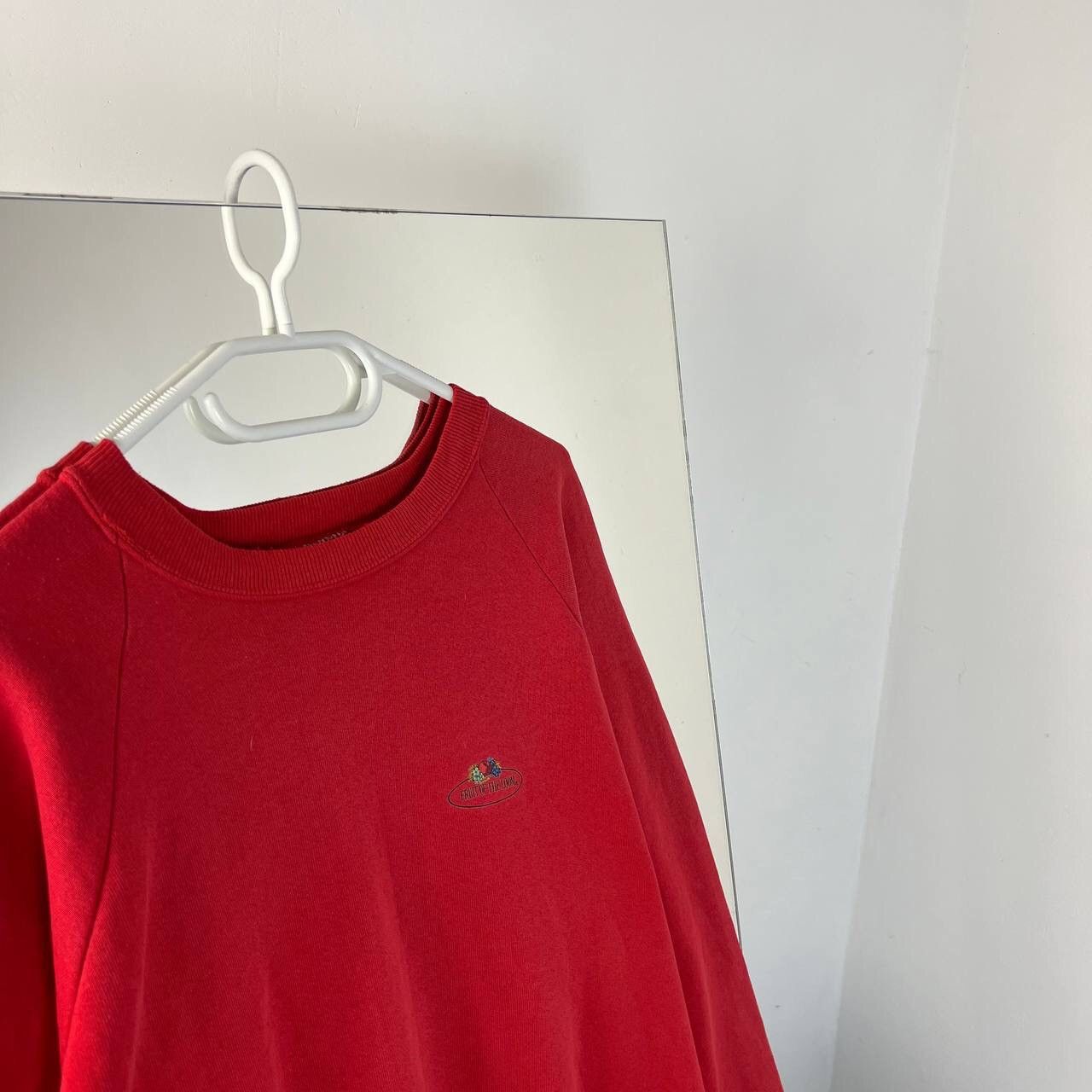 Fruit Of The Loom 90s Boxy Fit Vintage Sweatshirt Fruit Of The Loom Y2k Size US L / EU 52-54 / 3 - 2 Thumbnail