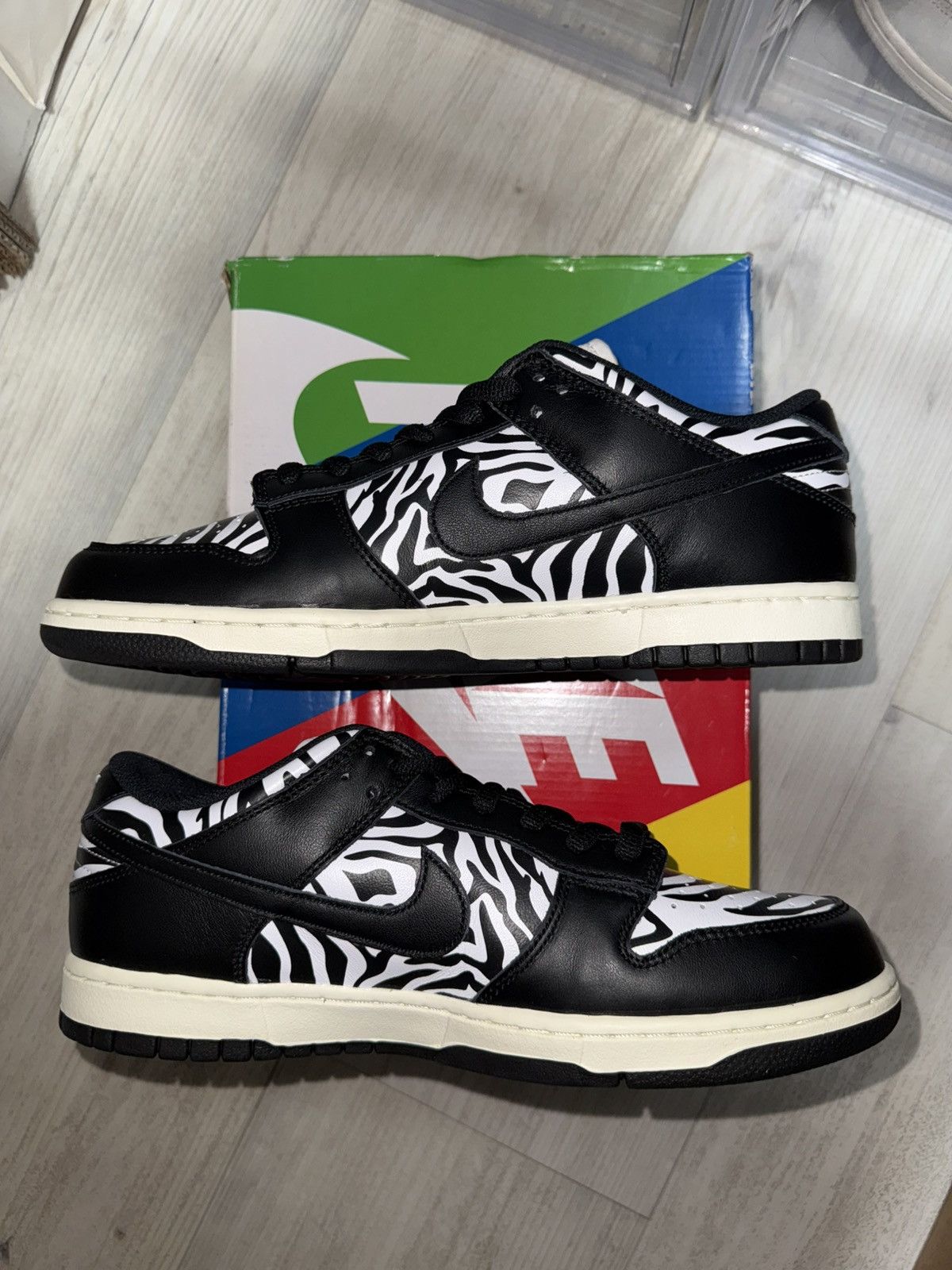 Nike SB Nike SB Dunk Low OG QS Quartersnacks Zebra Size US 10.5 / EU 43-44 - 3 Thumbnail