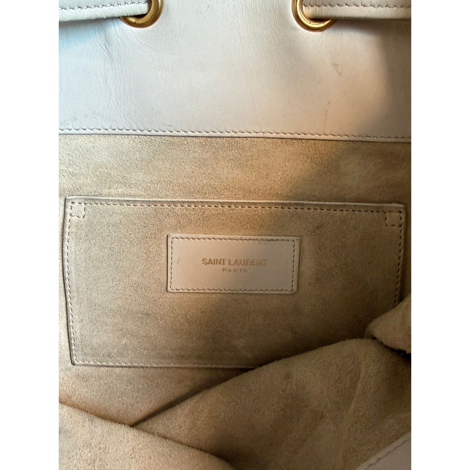 Saint Laurent Paris Saint Laurent Grey Emmanuelle Leather Crossbody Bag Size ONE SIZE - 5 Thumbnail