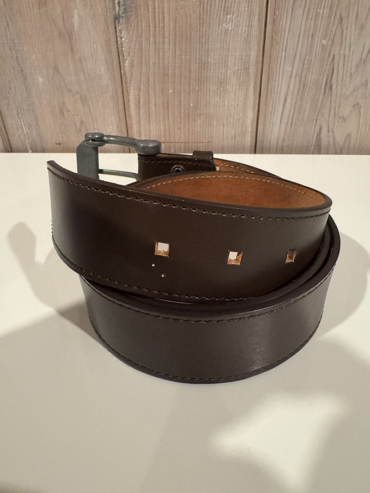 Oakley VTG Oakley Leather Belt Size ONE SIZE - 3 Thumbnail