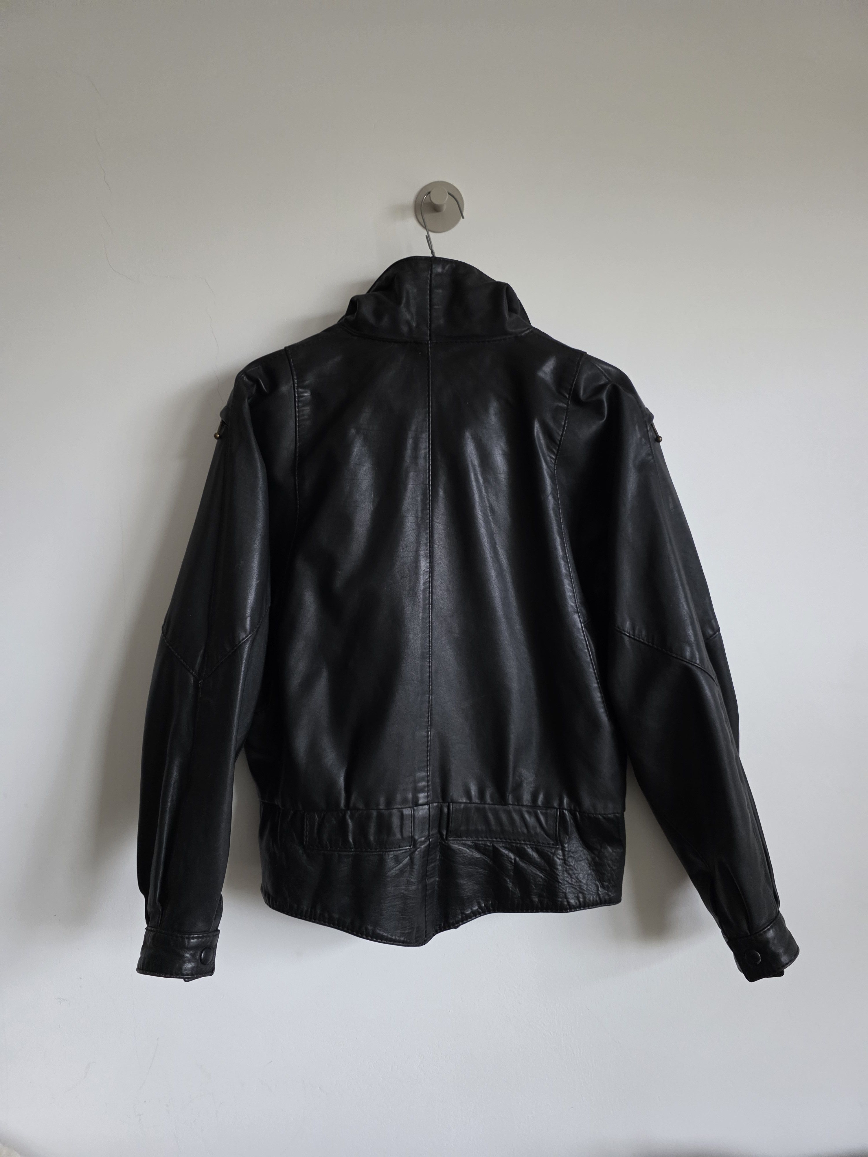 Handmade Unique vintage jacket made of genuine leather rare Size M / US 6-8 / IT 42-44 - 3 Thumbnail