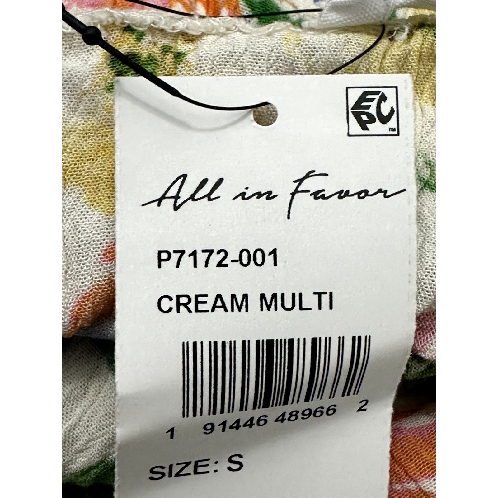 Other All In Favor Romper Floral Adjustable Tie Multi S NWT Size 34" / US 12 / IT 48 - 7 Thumbnail