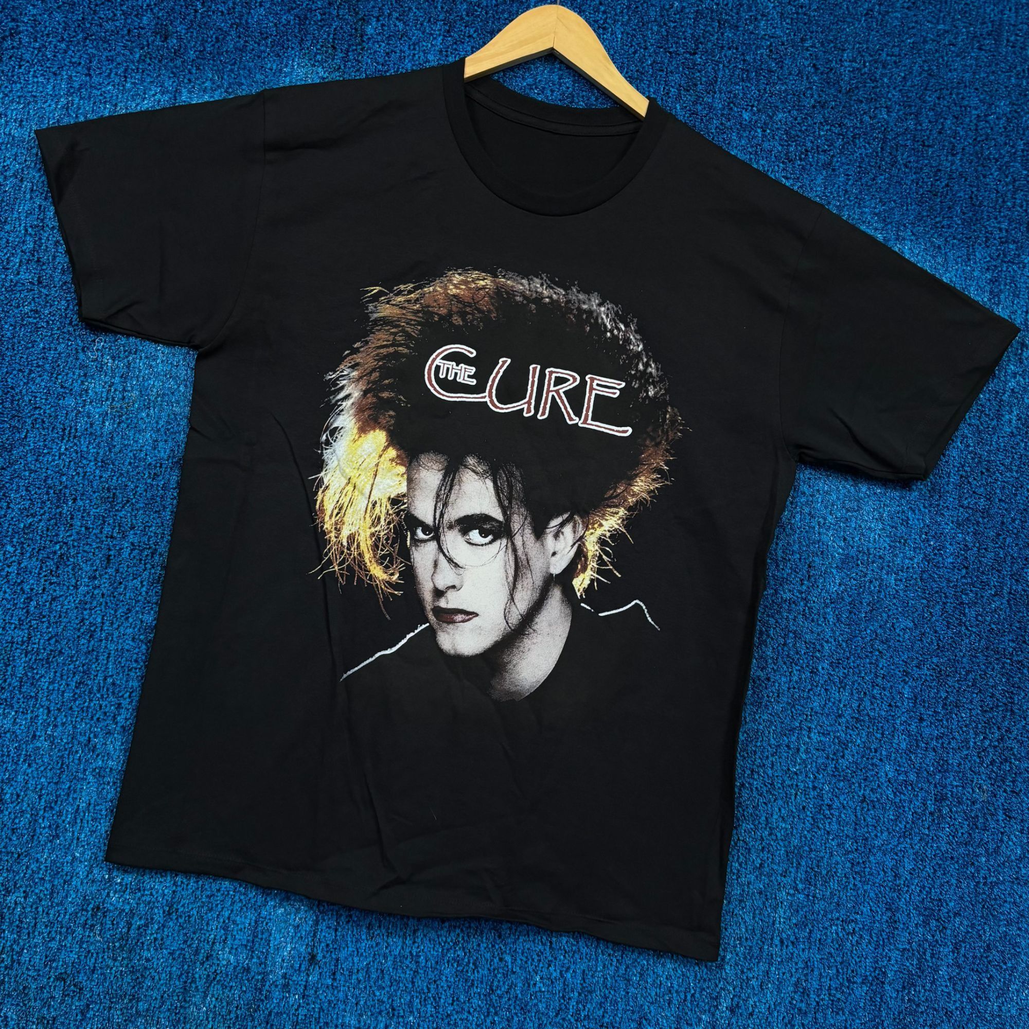 The Cure The Cure Big Hair Robert Smith Portrait New Wave Band Tee L Size US L / EU 52-54 / 3 - 3 Thumbnail