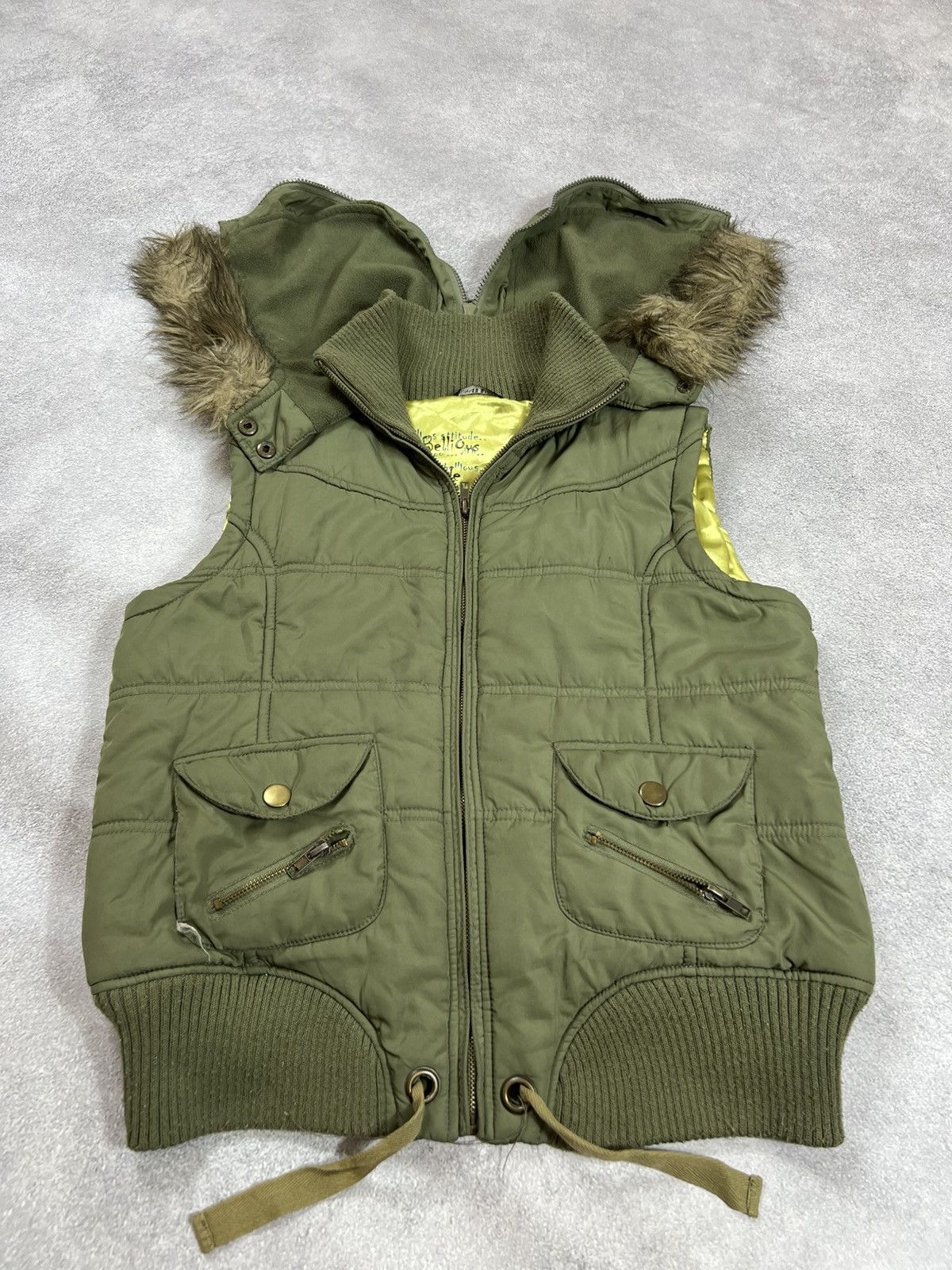 Hysteric Glamour Junya Watanabe Style Carti Leather Vest With Fur y2k Size US S / EU 44-46 / 1 - 2 Thumbnail