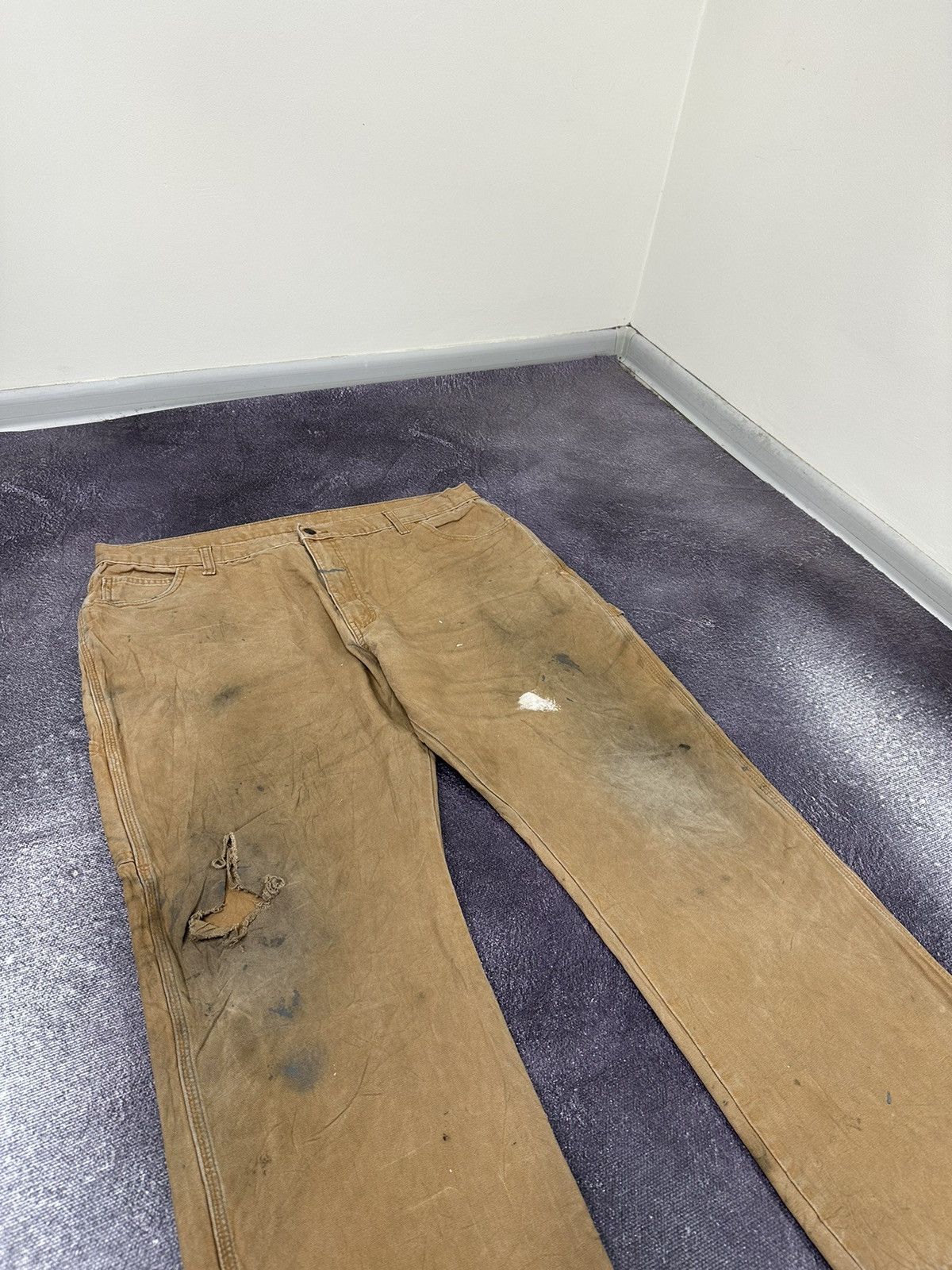 Dickies Vintage Dickies Distressed Carpenter Baggy Cargo Work Pants Size US 40 / EU 56 - 12 Thumbnail