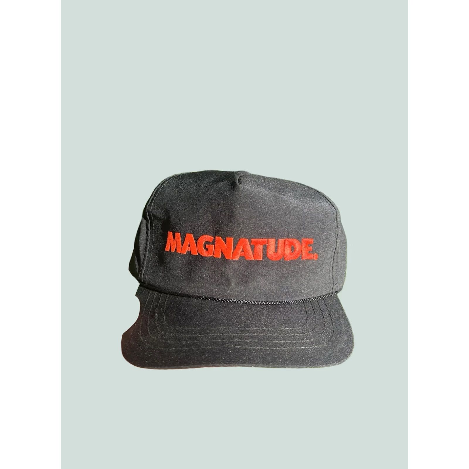 Vintage VINTAGE SnapBack Magnatude Magna cigarettes promo hat cap black adjustable Mens Snapback Cap Size ONE SIZE - 1 Thumbnail