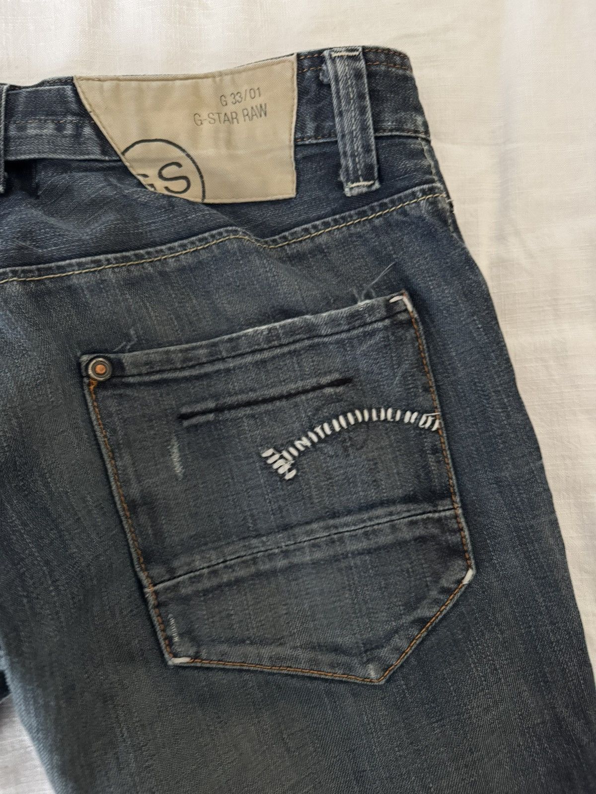 G-Star G Star Ripped Jeans Size US 34 / EU 50 - 6 Thumbnail