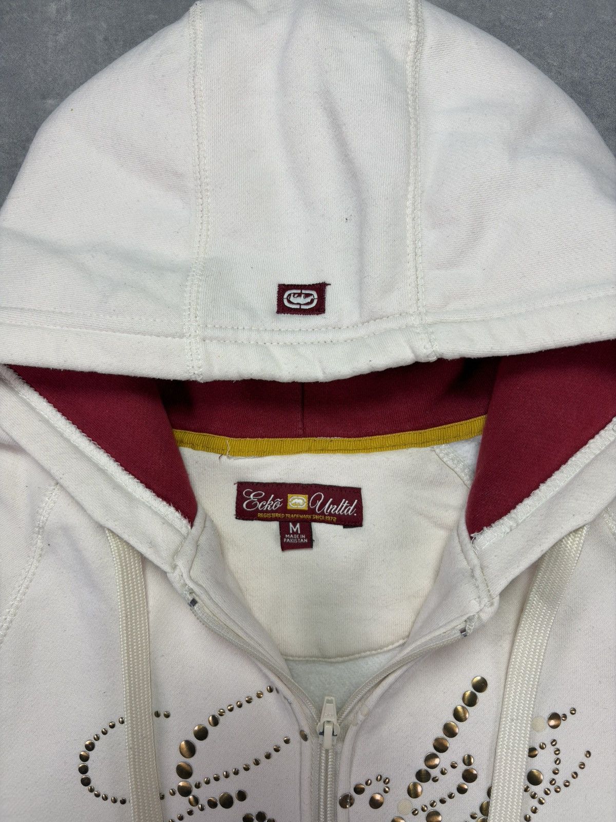 Ecko Unltd. Ecko Unltd Studded Big Logo Baggy Zip Hoodie L XL Size US L / EU 52-54 / 3 - 11 Thumbnail