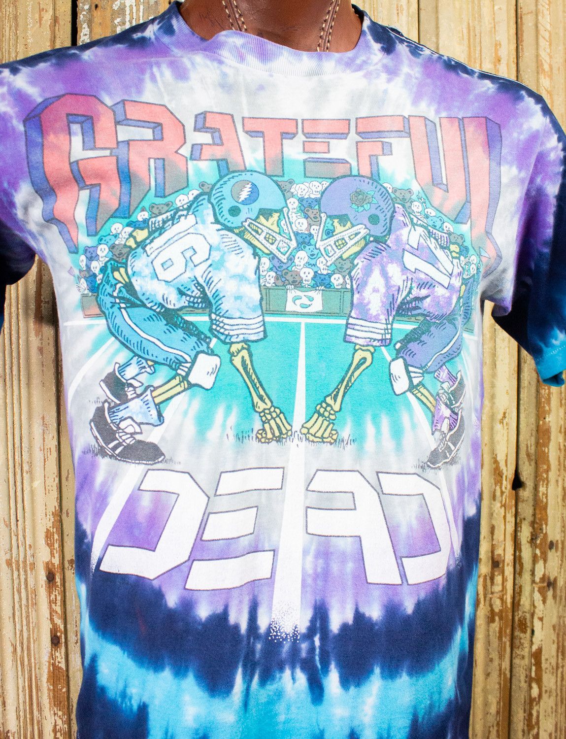 Band Tees × Vintage Vintage Grateful Dead Giants Stadium Concert T Shirt 1991 Size US L / EU 52-54 / 3 - 4 Thumbnail