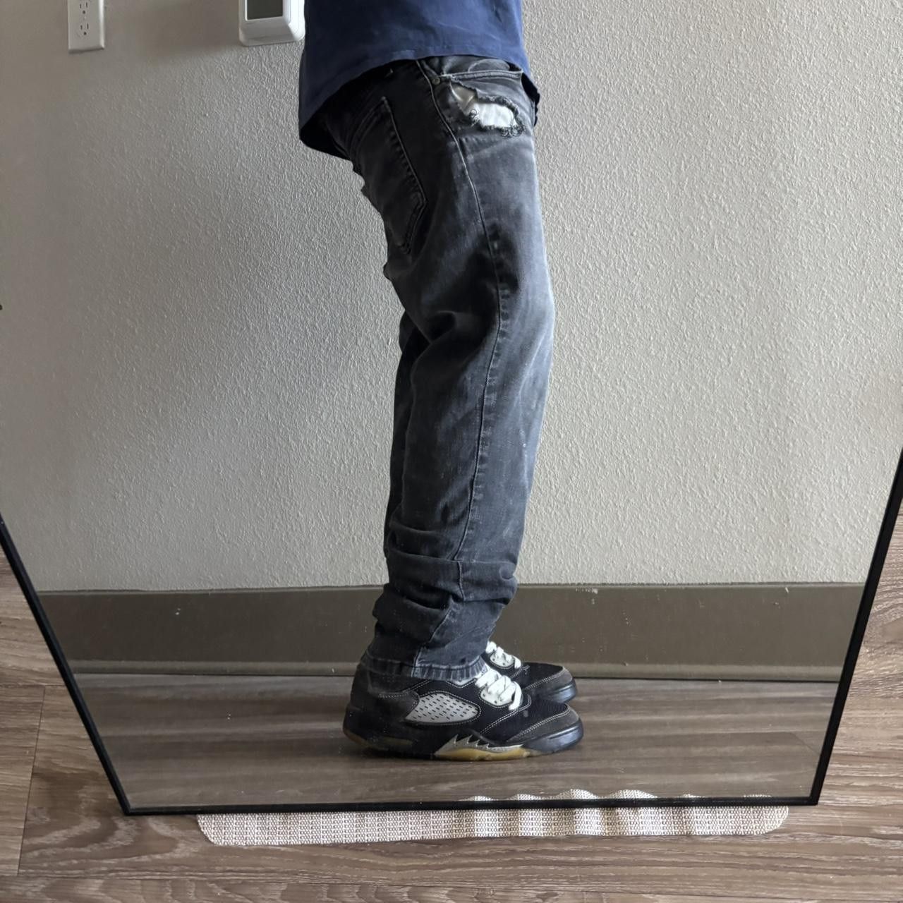 Vintage Crazy Vintage Y2K/2000s Grunge Faded Black Denim Jeans! 34x30 Size US 34 / EU 50 - 2 Thumbnail