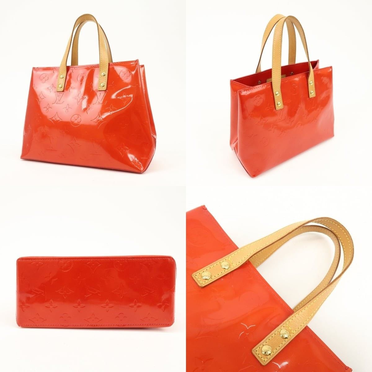 Louis Vuitton Louis Vuitton Monogram Vernis Lead PM Tote Orange Size ONE SIZE - 3 Thumbnail