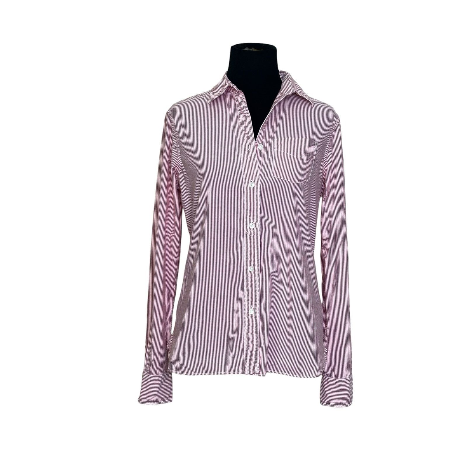 Banana Republic Lands' End striped long sleeves button shirt size XS Size XS / US 0-2 / IT 36-38 - 12 Thumbnail