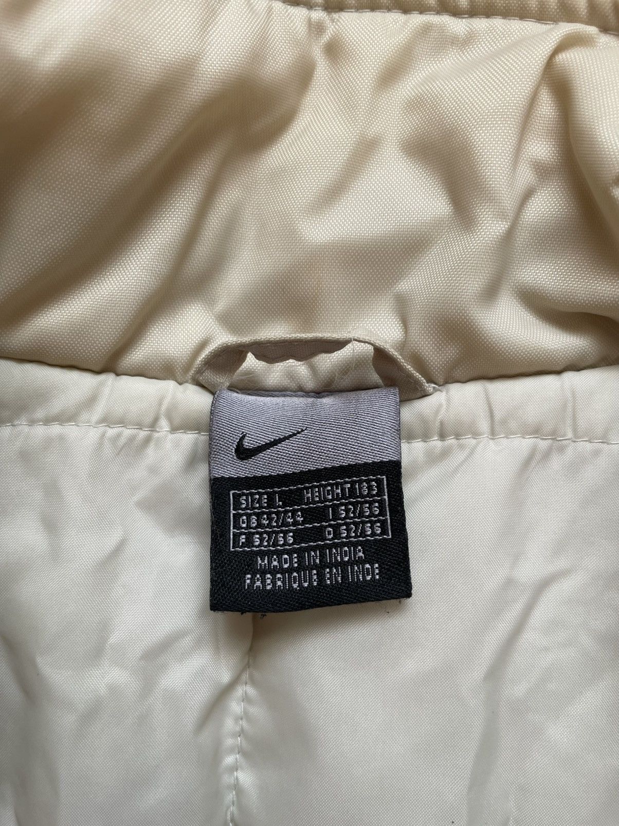 Nike × Vintage Vintage 00s Nike Big Swoosh Logo Back Print Full Zip Jacket Size US L / EU 52-54 / 3 - 7 Thumbnail