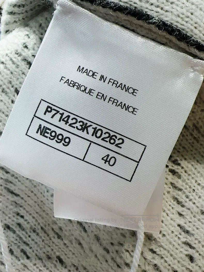 Chanel Chanel 21B autumn and winter black and gray long-sleeved s Size S / US 4 / IT 40 - 7 Thumbnail