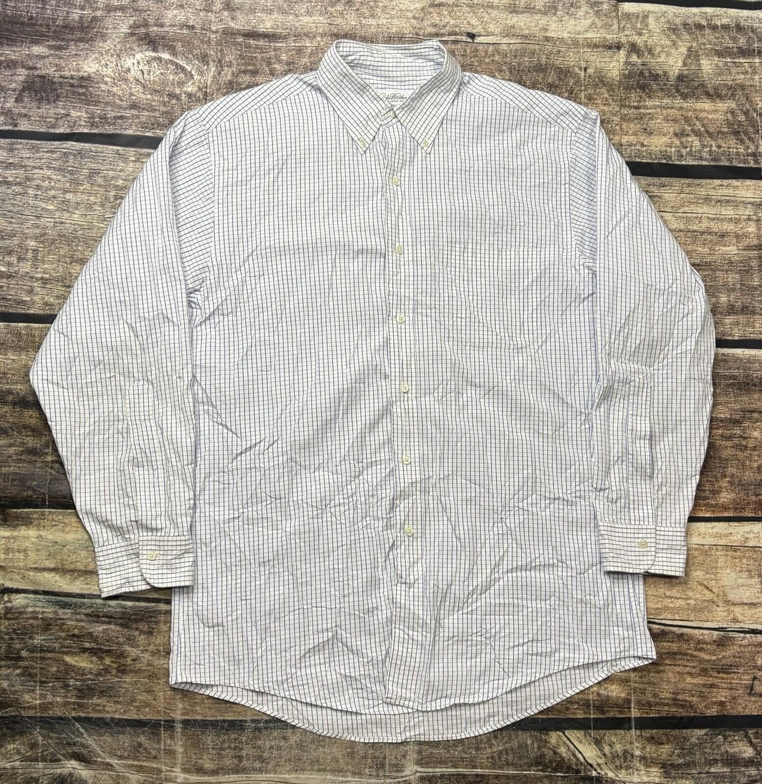 Brooks Brothers Brooks Brothers Shirt Mens 15.5 32 Large Check Cotton Size 42R - 1 Thumbnail