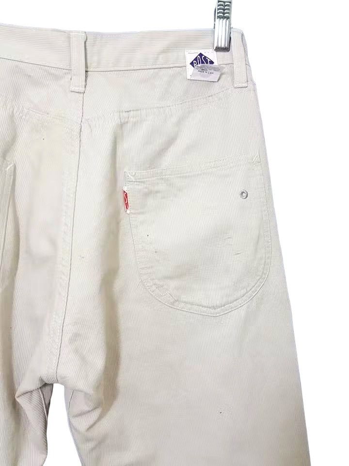 Post Overalls MADE IN USA Fly Button Cords Pant Size US 28 / EU 44 - 3 Thumbnail