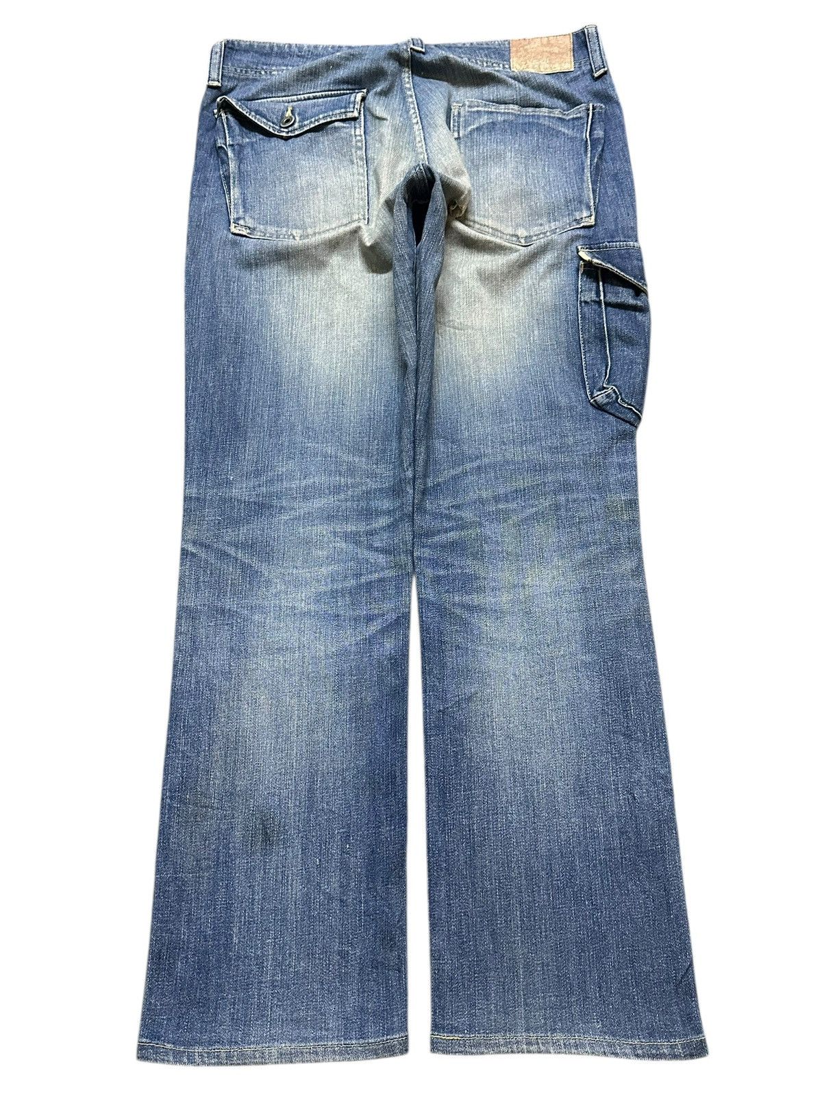 Johnbull Vintage Japan Johnbull Mud Wash Faded Whisker Style Jeans Size US 32 / EU 48 - 2 Thumbnail