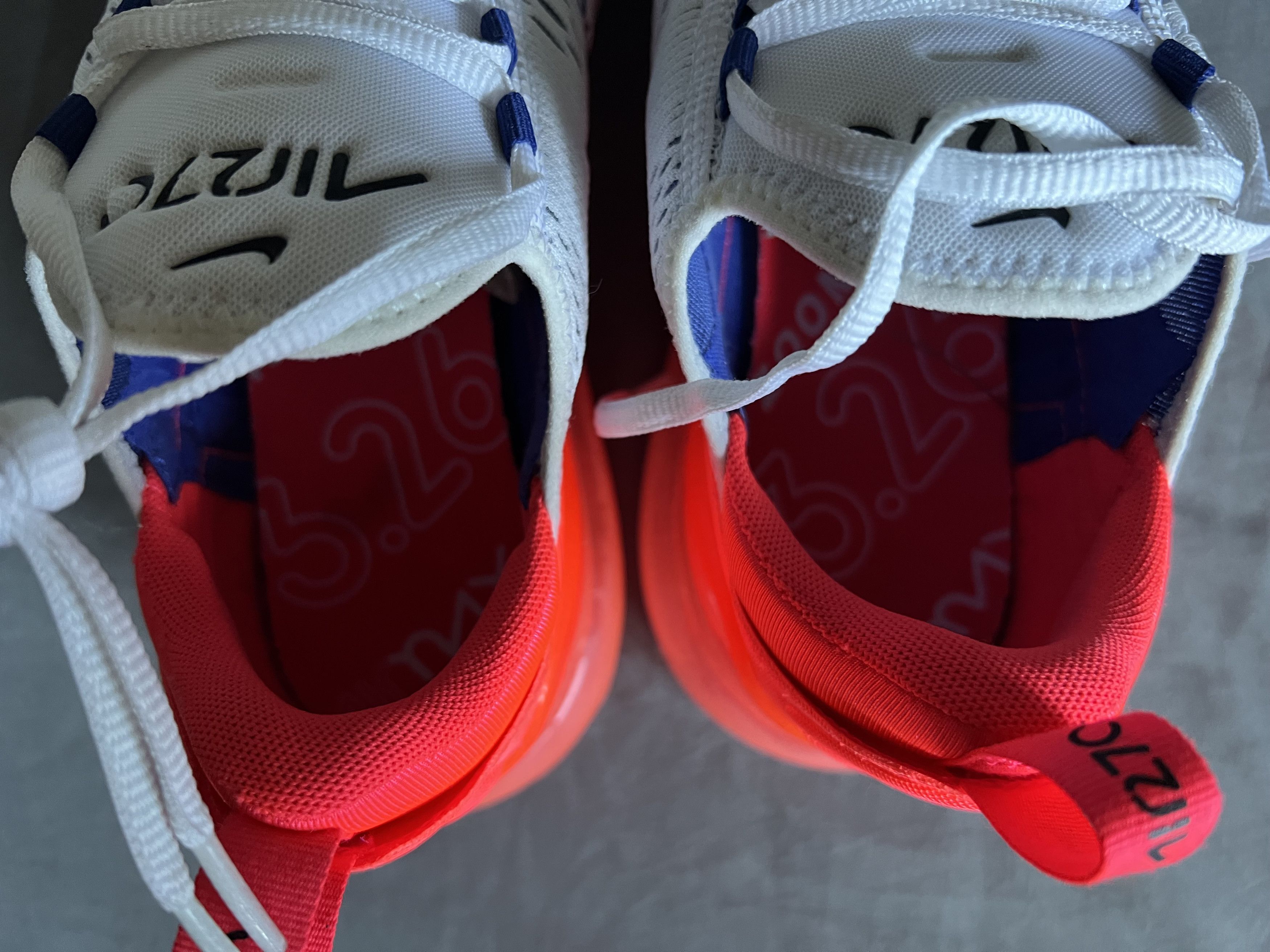 Nike Nike Air Max 270 Ultramarine & Solar Red sz 11.5/10 Size US 10 / EU 43 - 6 Thumbnail