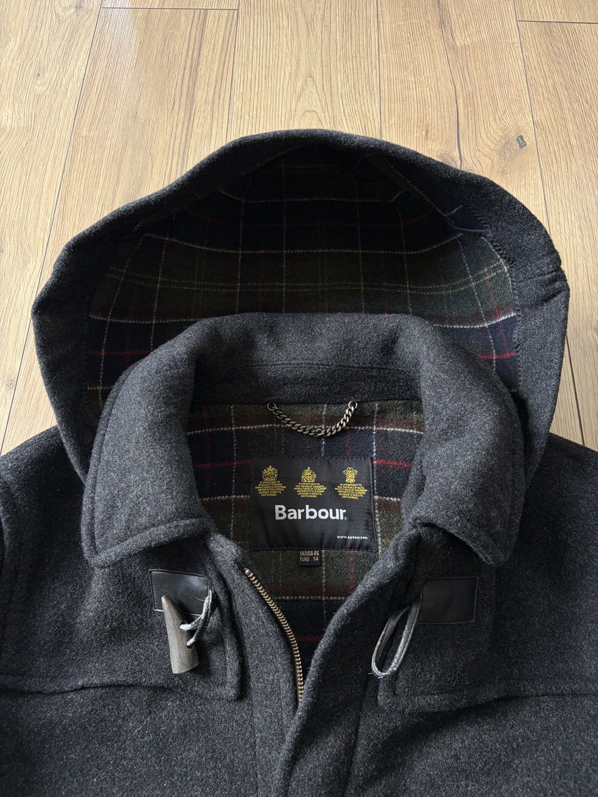 Barbour Barbour Iconic Classic Wool Duffle Coat Size US L / EU 52-54 / 3 - 4 Thumbnail