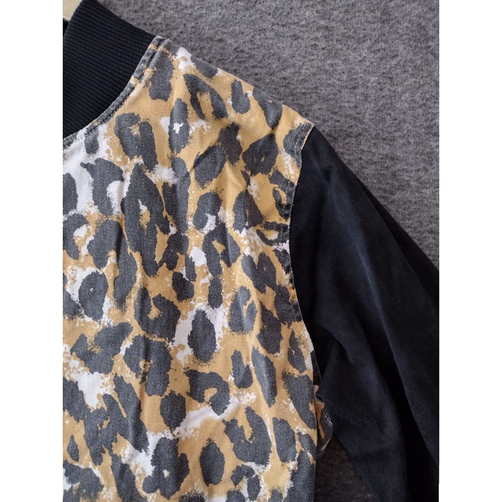 Joyrich VINTAGE JOYRICH Los Angeles Leopard Baseball Style Bomber Jacket Zip Pockets Women's M Size M / US 6-8 / IT 42-44 - 7 Thumbnail