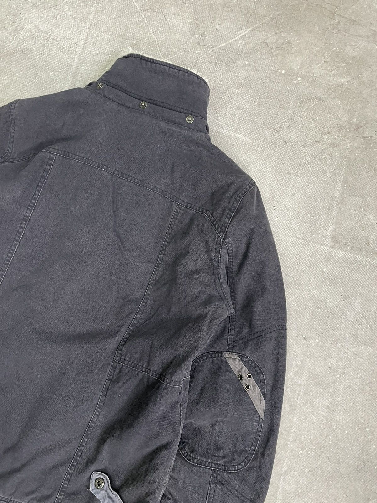 Hysteric Glamour Canvas y2k fur jacket vintage cropped military style Size US M / EU 48-50 / 2 - 11 Thumbnail