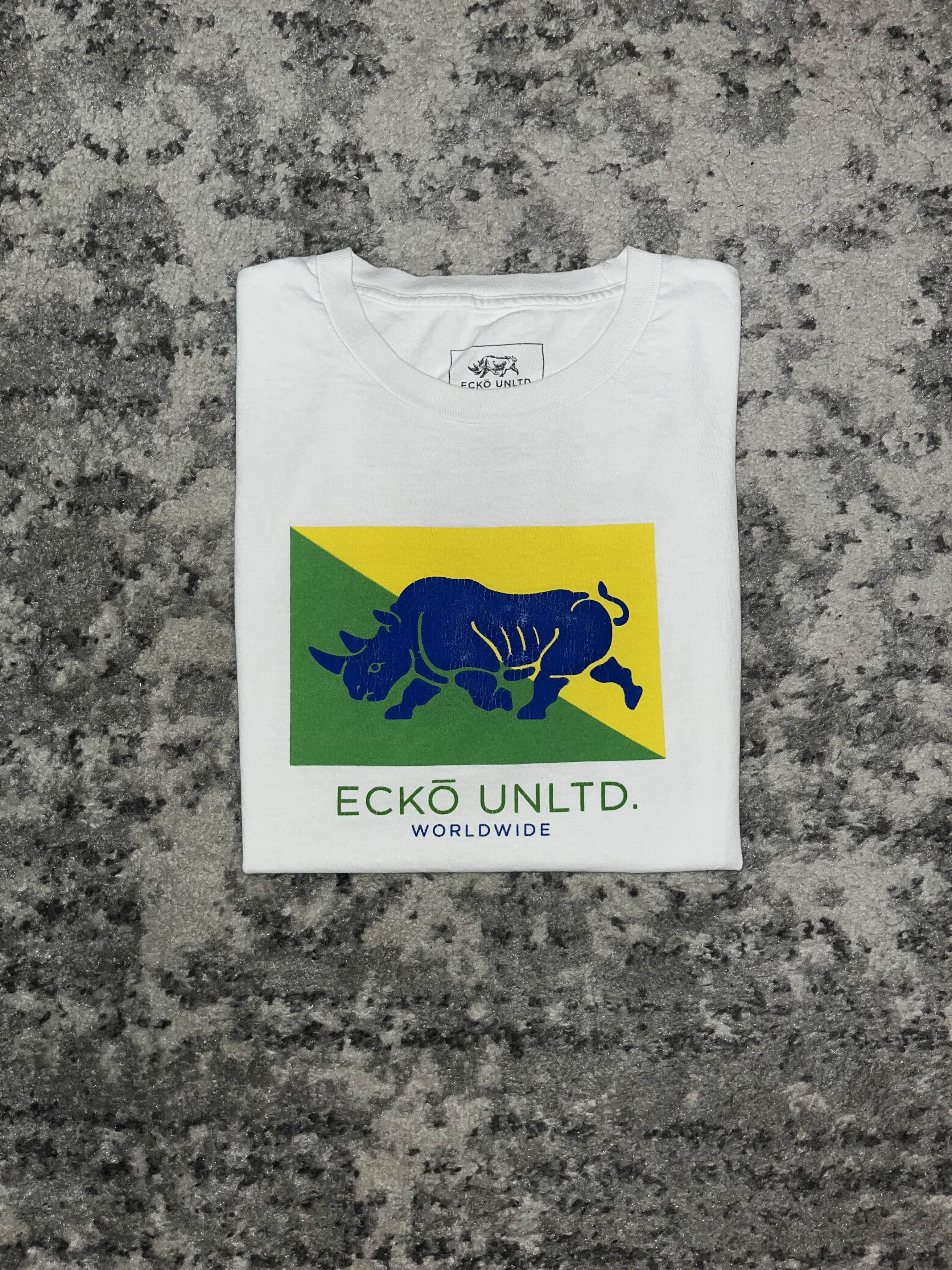 Ecko Unltd. Y2K Ecko Unltd. Worldwide Brazil Flag Shirt Size US L / EU 52-54 / 3 - 1 Thumbnail