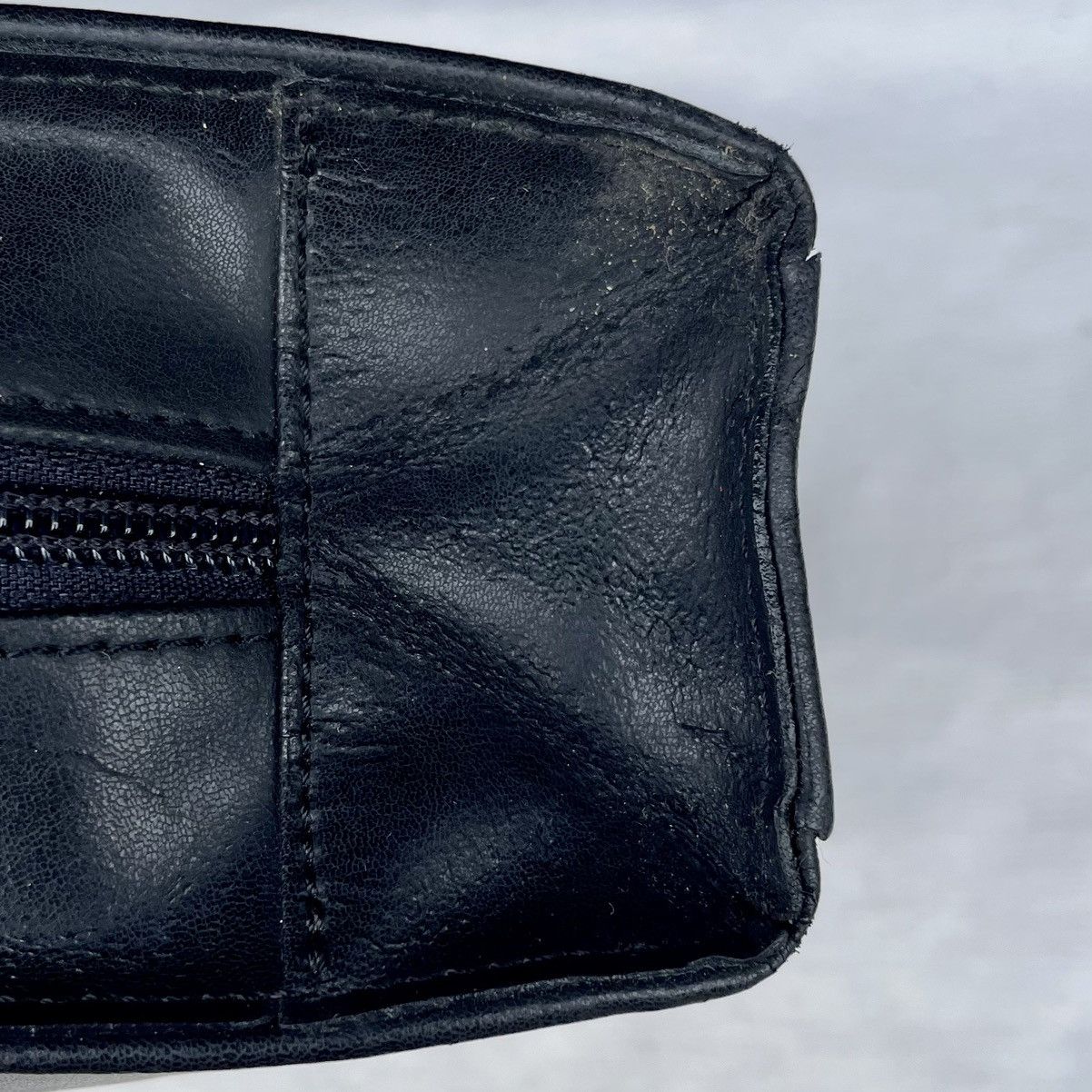 Leather × Pierre Cardin Vintage Pierre Cardin Black Leather Briefcase/Office Bag Size ONE SIZE - 12 Thumbnail