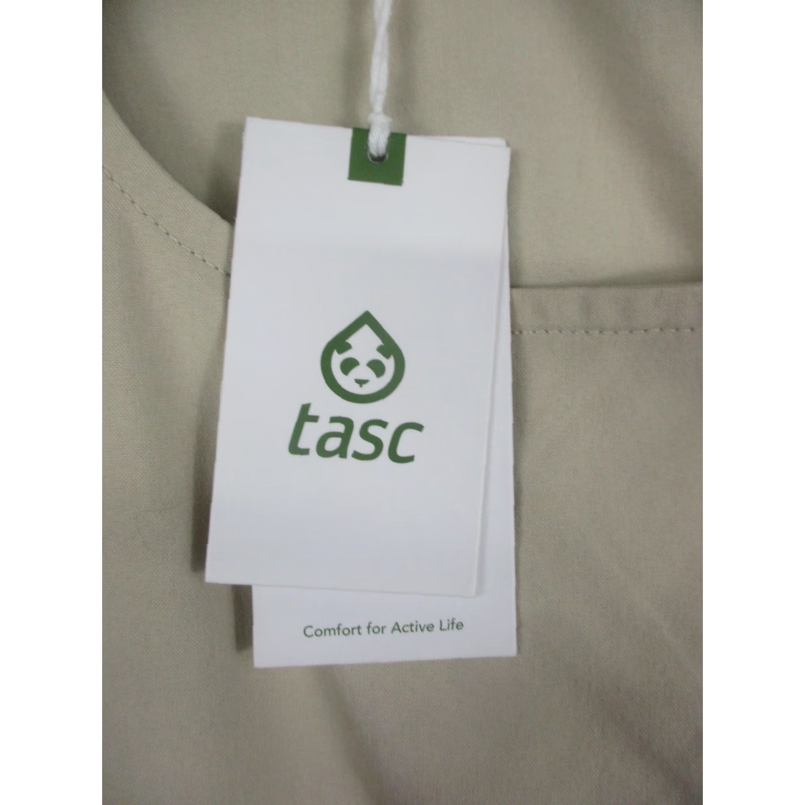Vintage Tasc Mens Pants 35x32 Beige Motion Pant Khakis Straight Fit Stretch TM690-270 Size US 33 - 3 Thumbnail