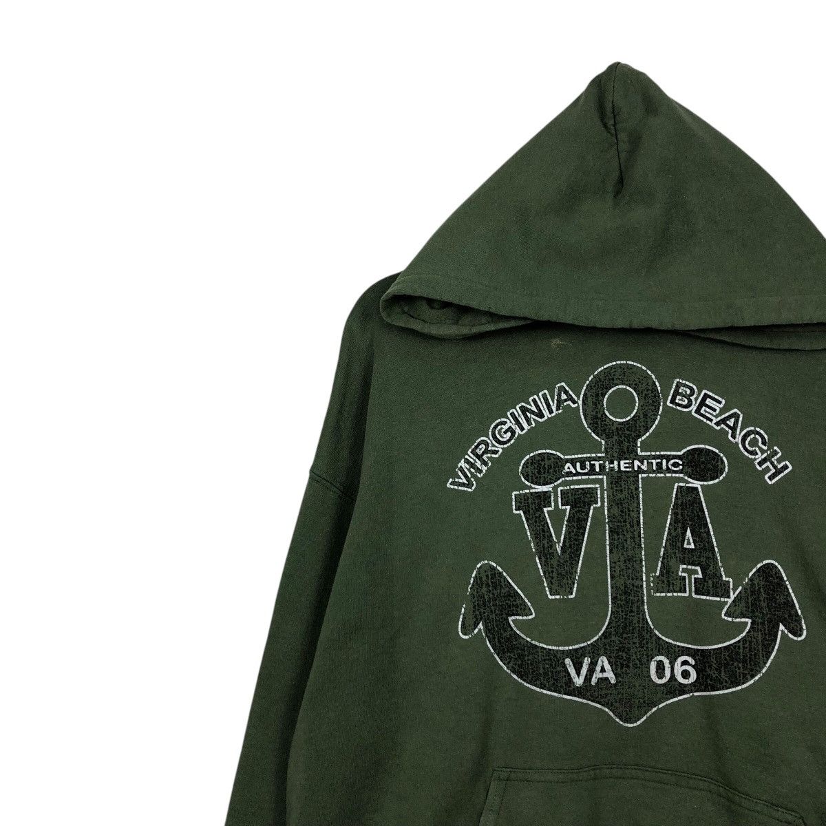 Japanese Brand 📌Vintage Hoodie Pull Over Virginia Beach Spell Out Big Logo Size US L / EU 52-54 / 3 - 8 Thumbnail