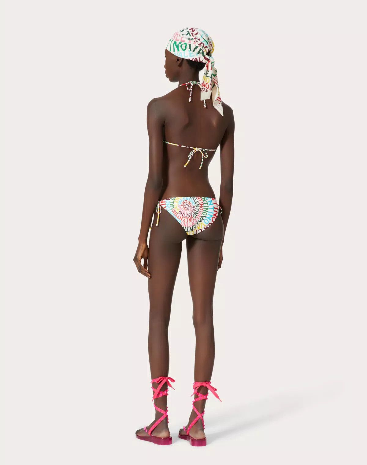 Valentino o1s1wg111125 Size: S / Loop Lycra Bikini in Multicolor Size ONE SIZE - 5 Thumbnail