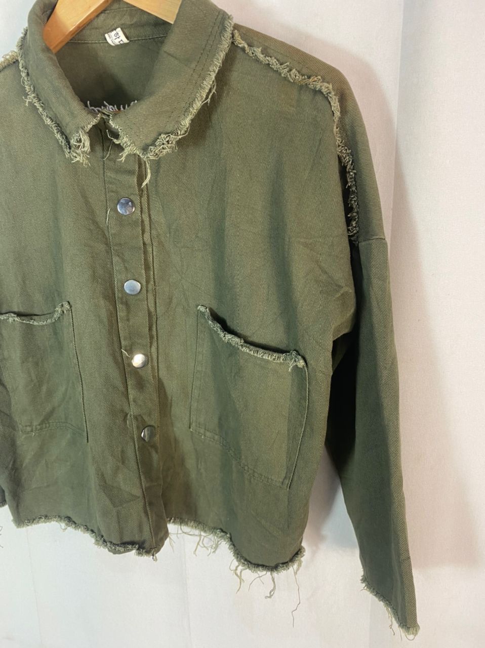 Other Unbrand back spellout snap button croptop shirt Size L / US 10 / IT 46 - 4 Thumbnail