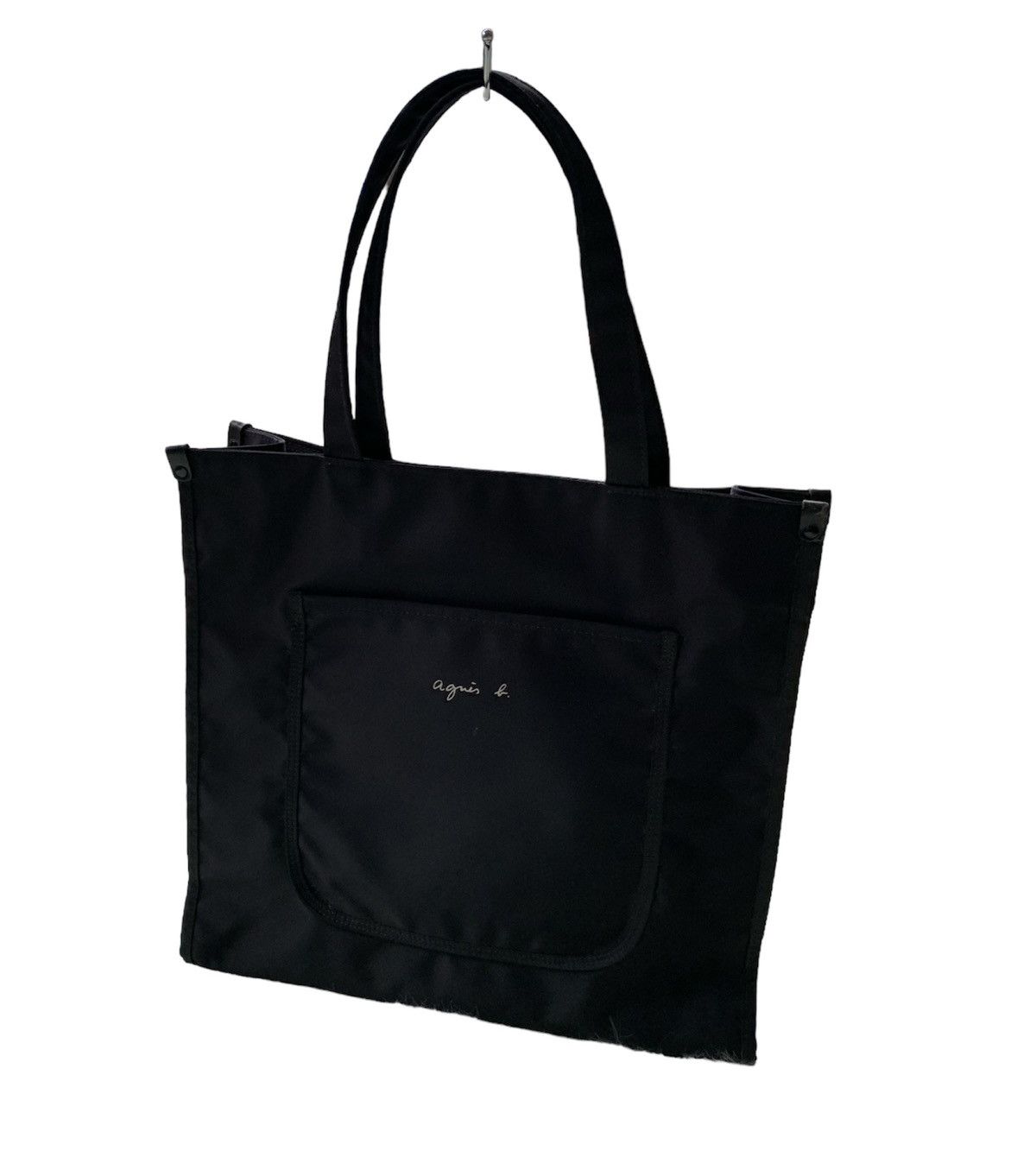 image of Agnes B. Yoyage Tote Bags in Black, Women's