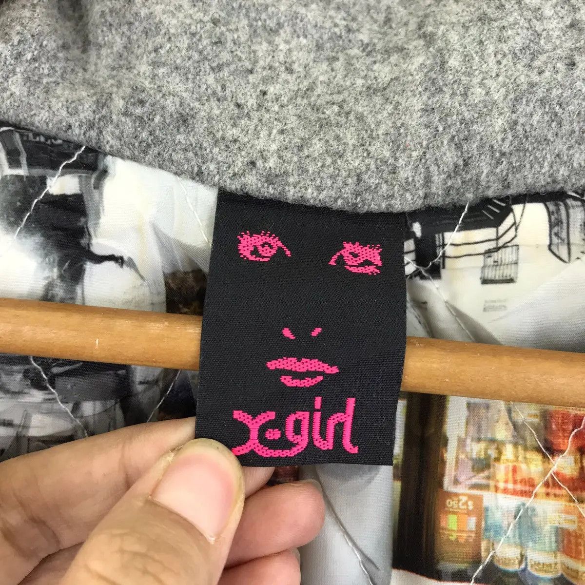 X-Girl X-GIRL X-LARGE JAPAN AOP Lining Duffle Coat Heavy Winter Size S / US 4 / IT 40 - 10 Thumbnail