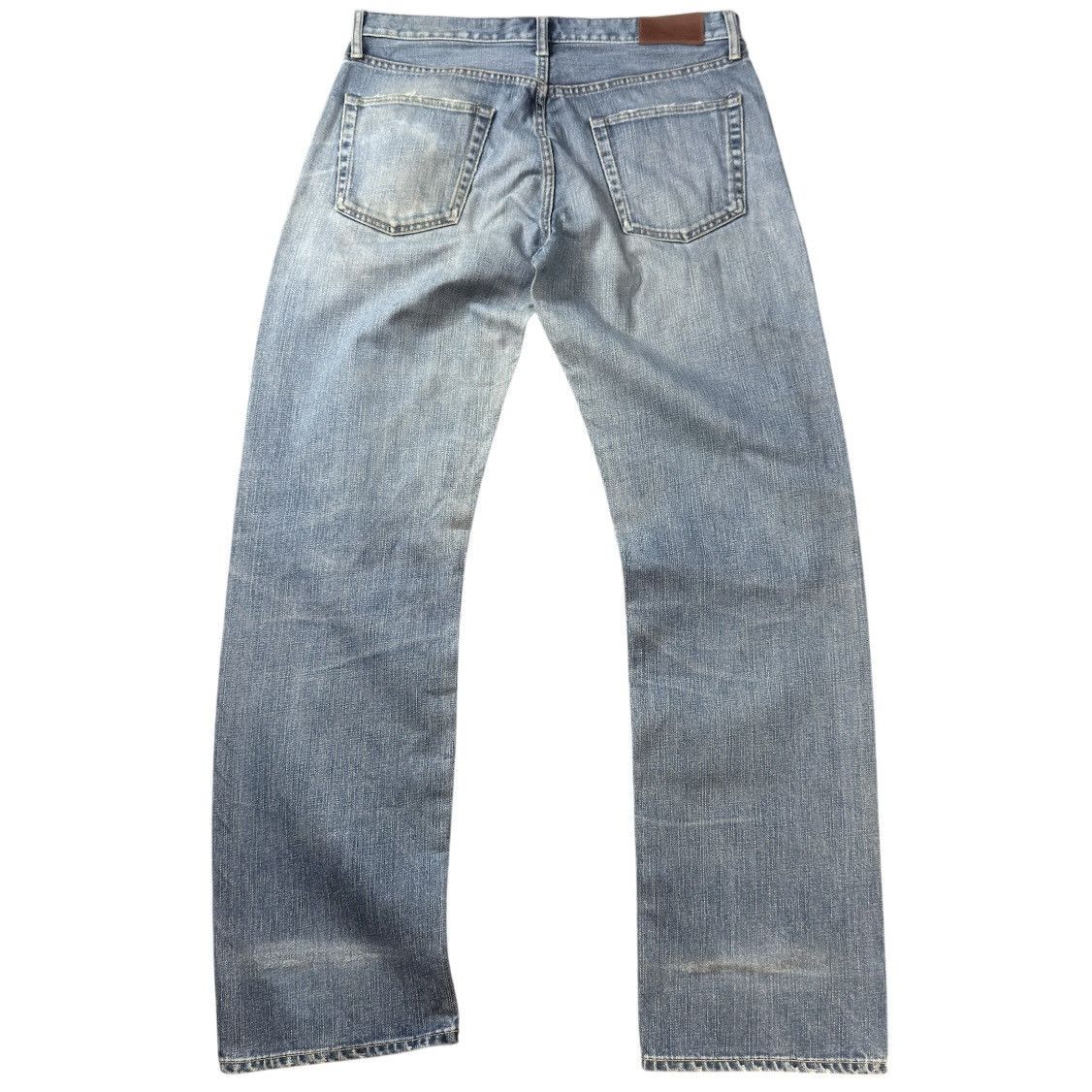 Undercover Vintage 90s S003 Uniqlo Faded Aging Denim Jeans Size US 35 - 2 Thumbnail