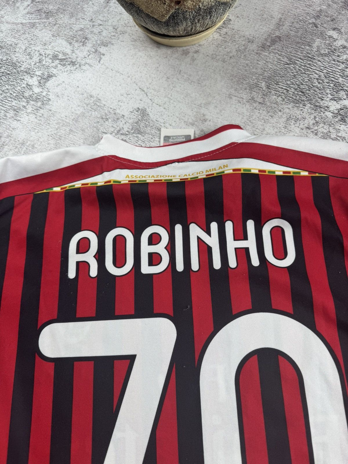 Vintage Milan Vintage Robinho Retro 2011 2012 Football Shirt Soccer Jersey T Shirt Tee Size US S / EU 44-46 / 1 - 19 Thumbnail