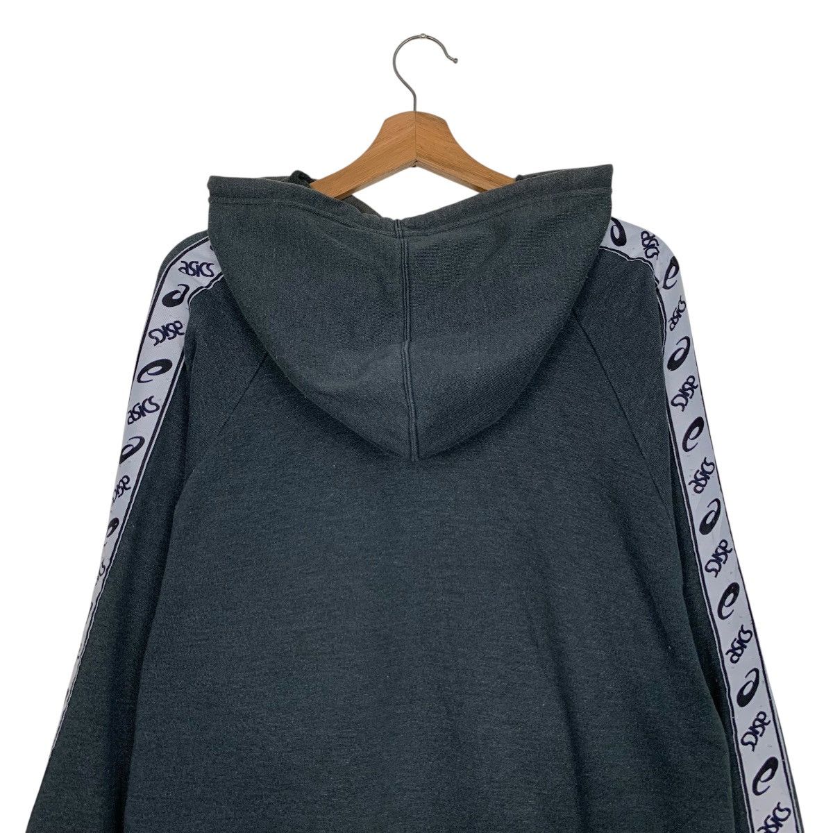 Asics Vintage 90’s ASICS Side Tape Pullover Hoodies #3551-C162 Size US L / EU 52-54 / 3 - 16 Thumbnail